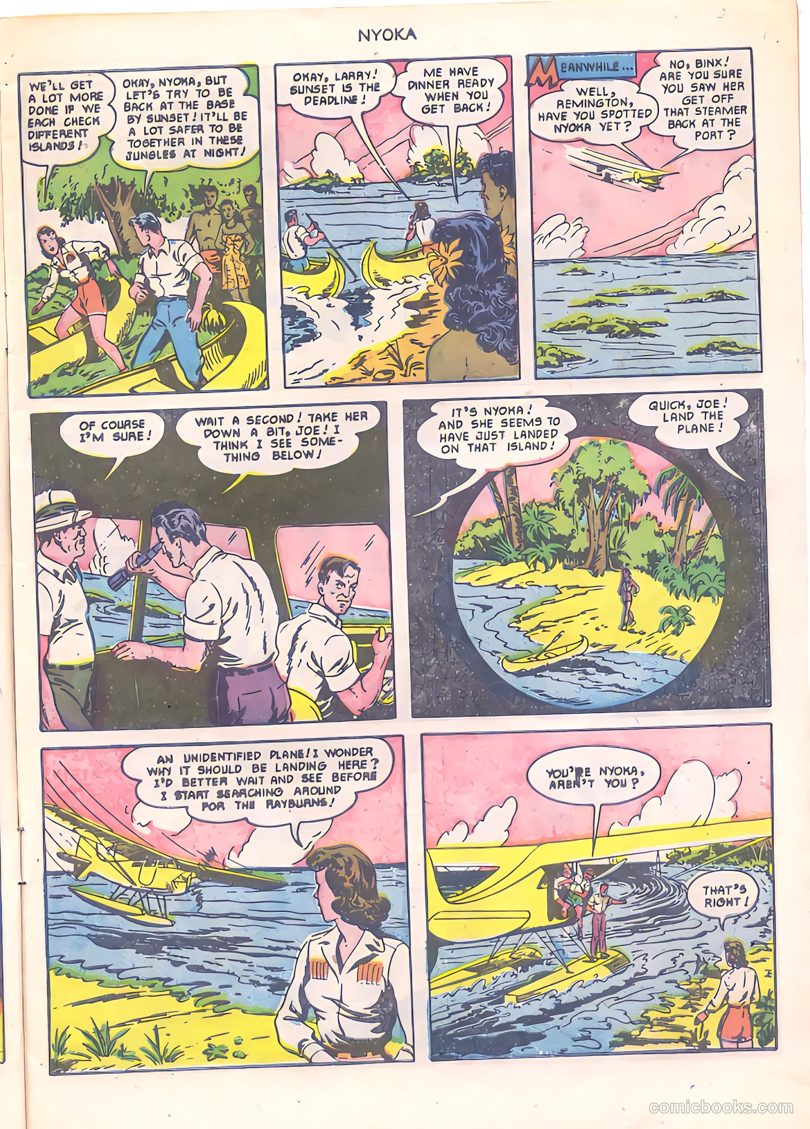 Nyoka the Jungle Girl #55 (1951) — page 7 of 36