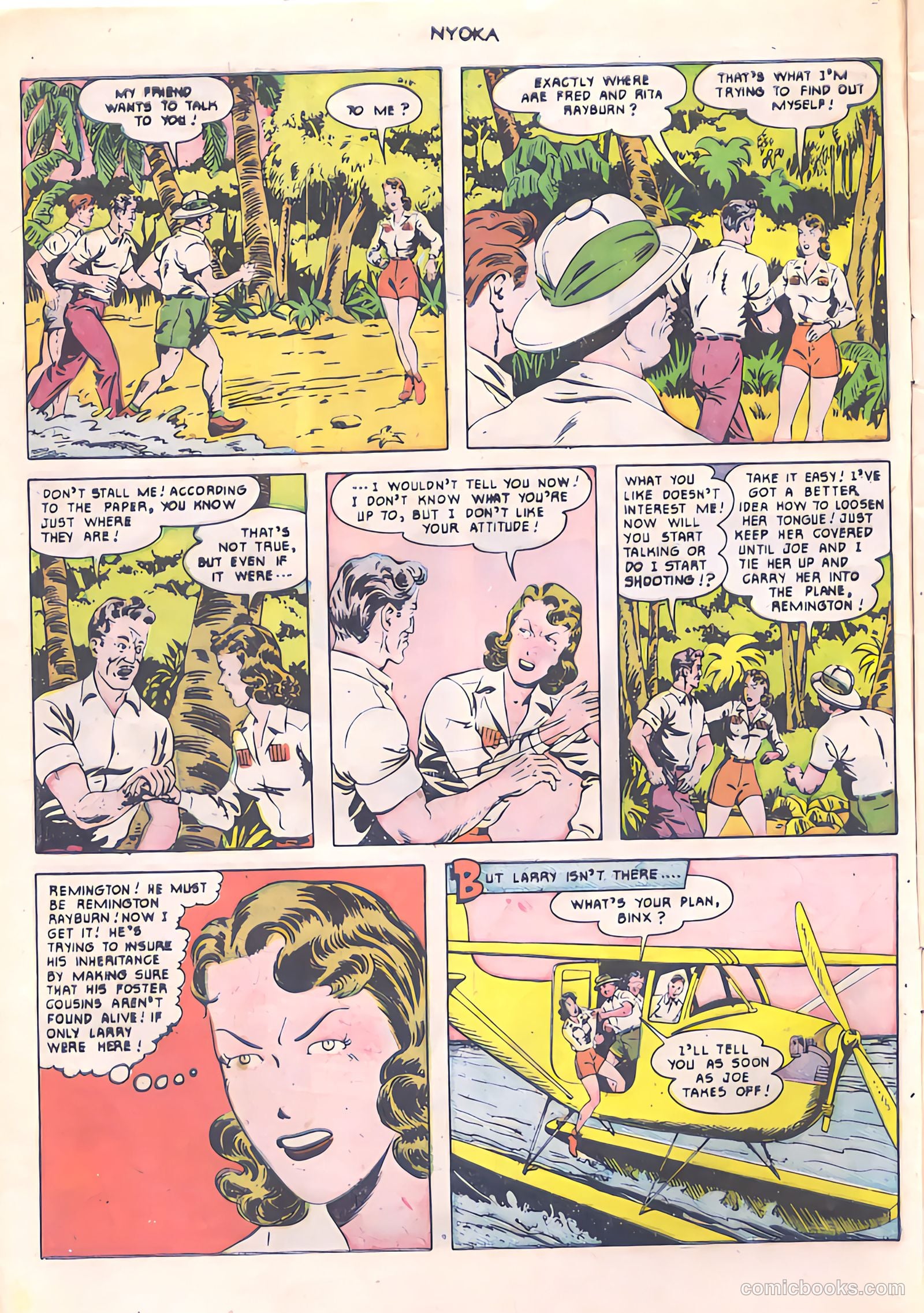 Nyoka the Jungle Girl #55 (1951) — page 8 of 36