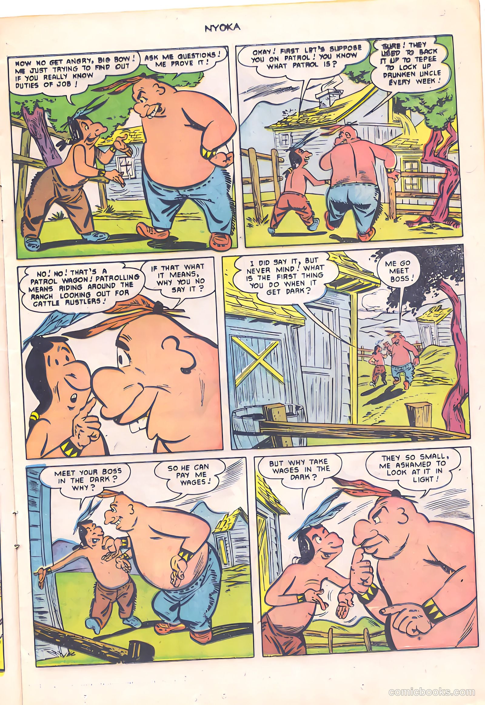 Nyoka the Jungle Girl #55 (1951) — page 13 of 36