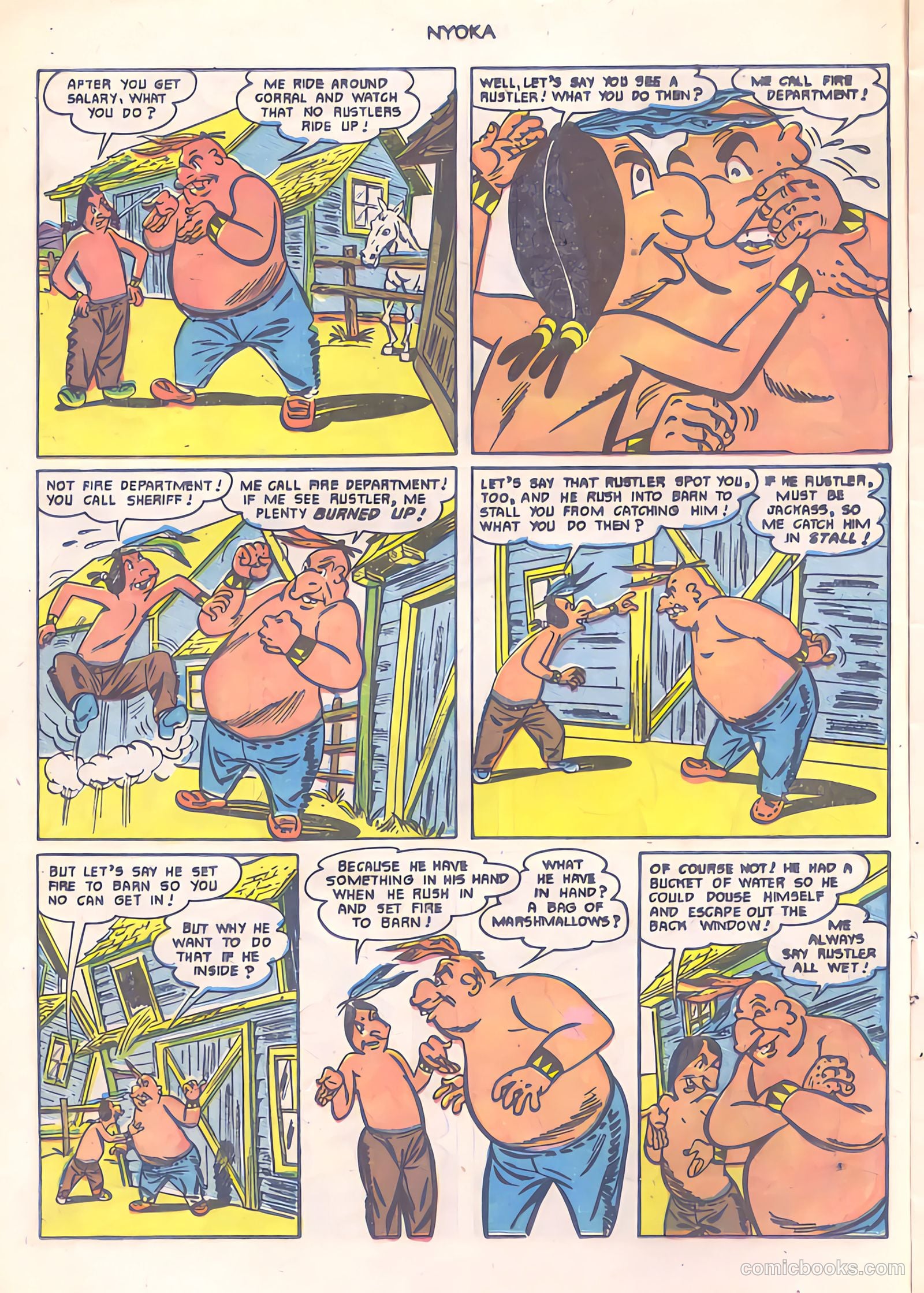Nyoka the Jungle Girl #55 (1951) — page 14 of 36