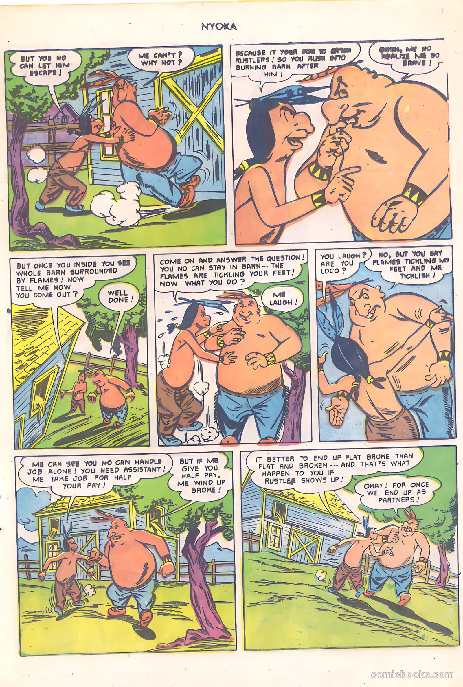 Nyoka the Jungle Girl #55 (1951) — page 15 of 36