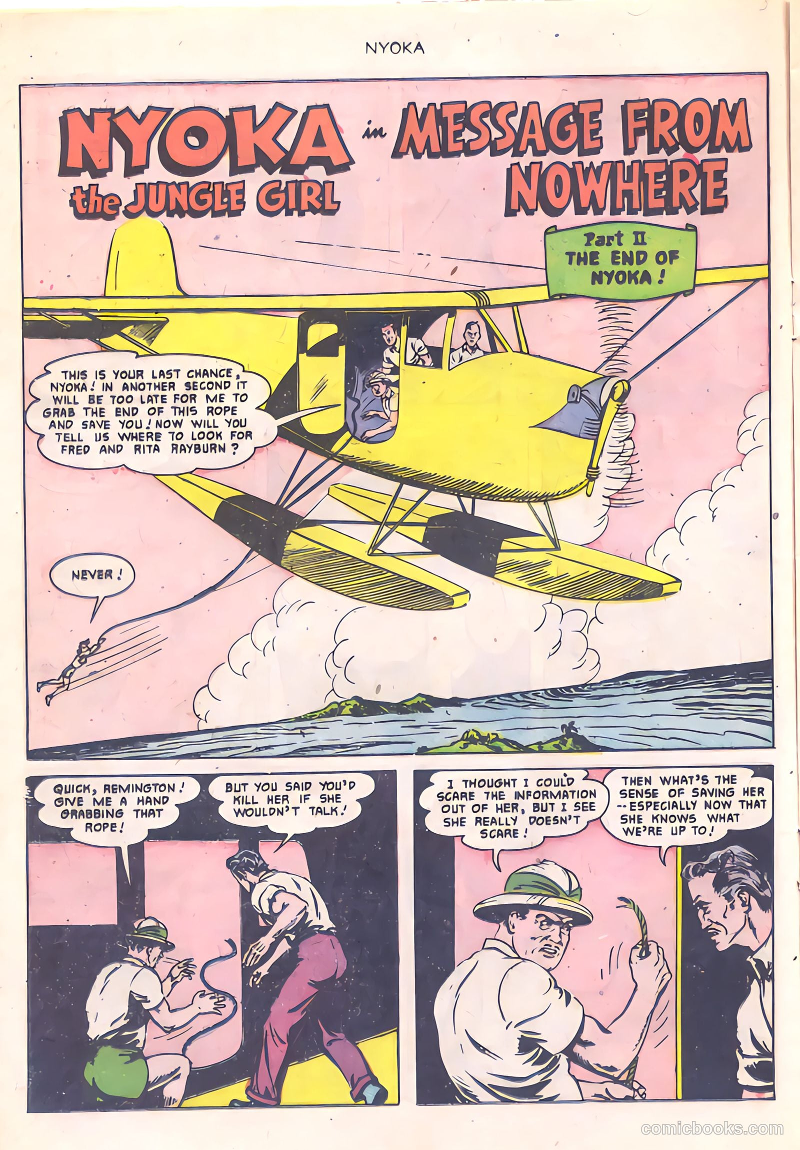 Nyoka the Jungle Girl #55 (1951) — page 16 of 36