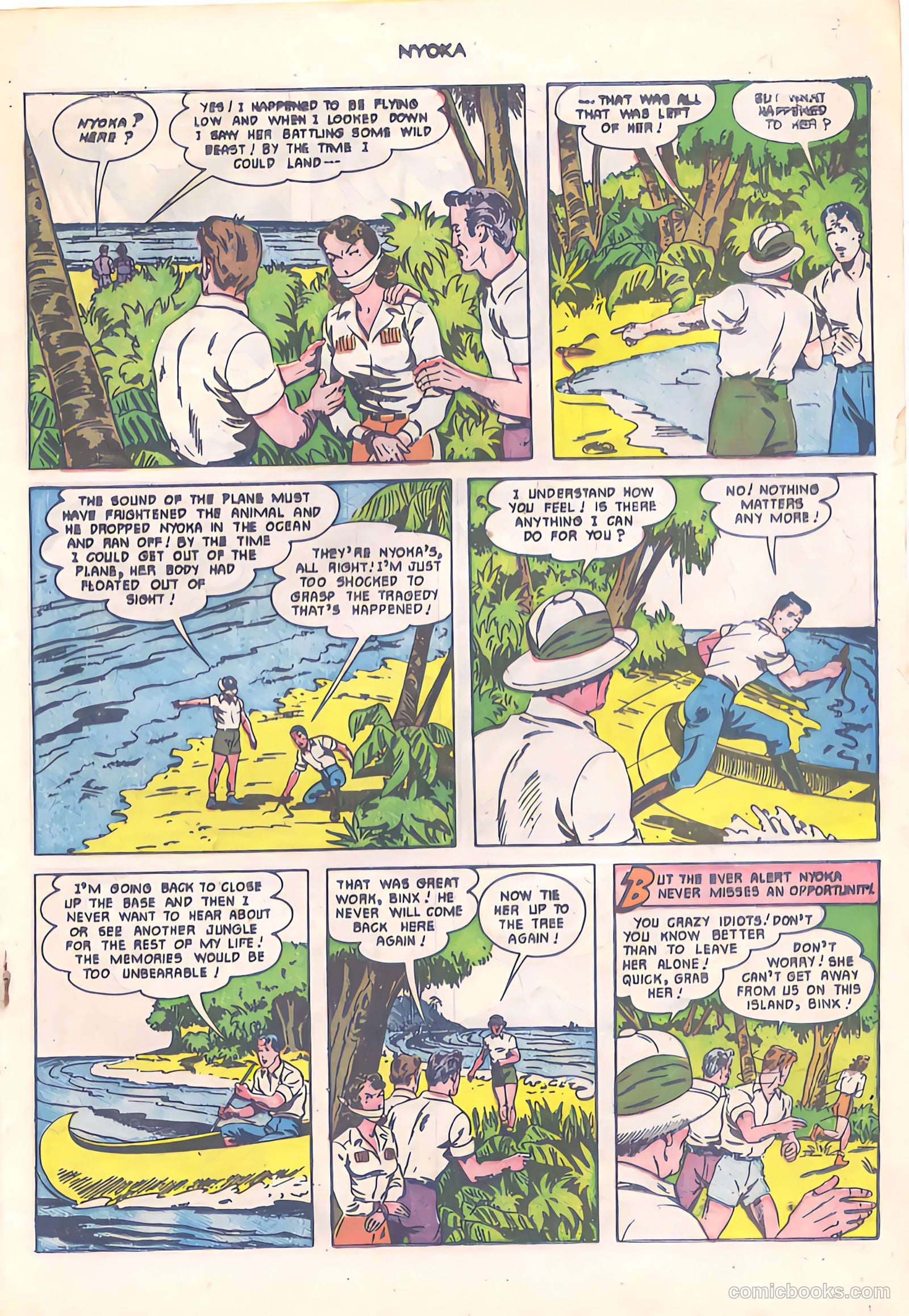 Nyoka the Jungle Girl #55 (1951) — page 19 of 36