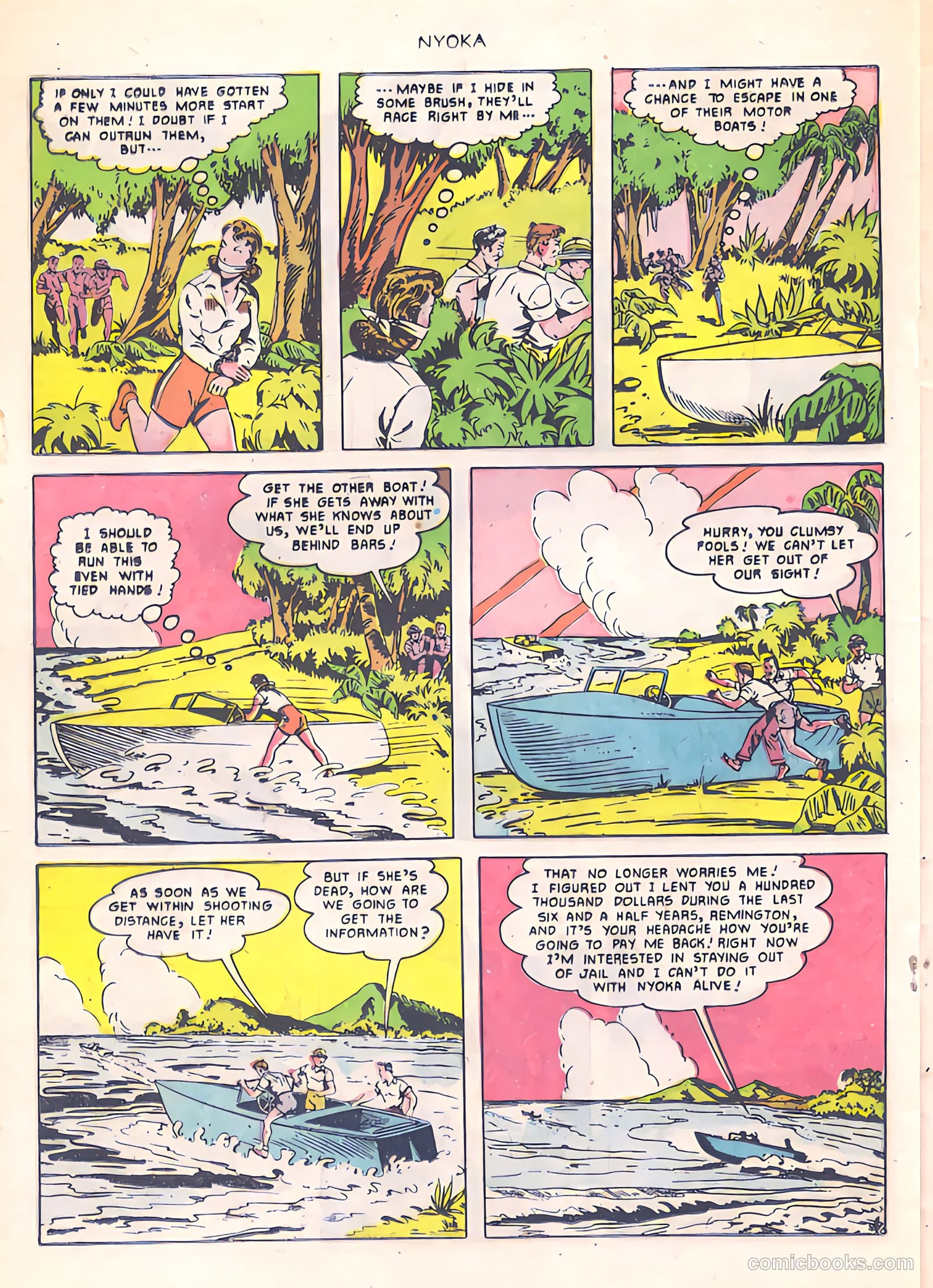 Nyoka the Jungle Girl #55 (1951) — page 20 of 36