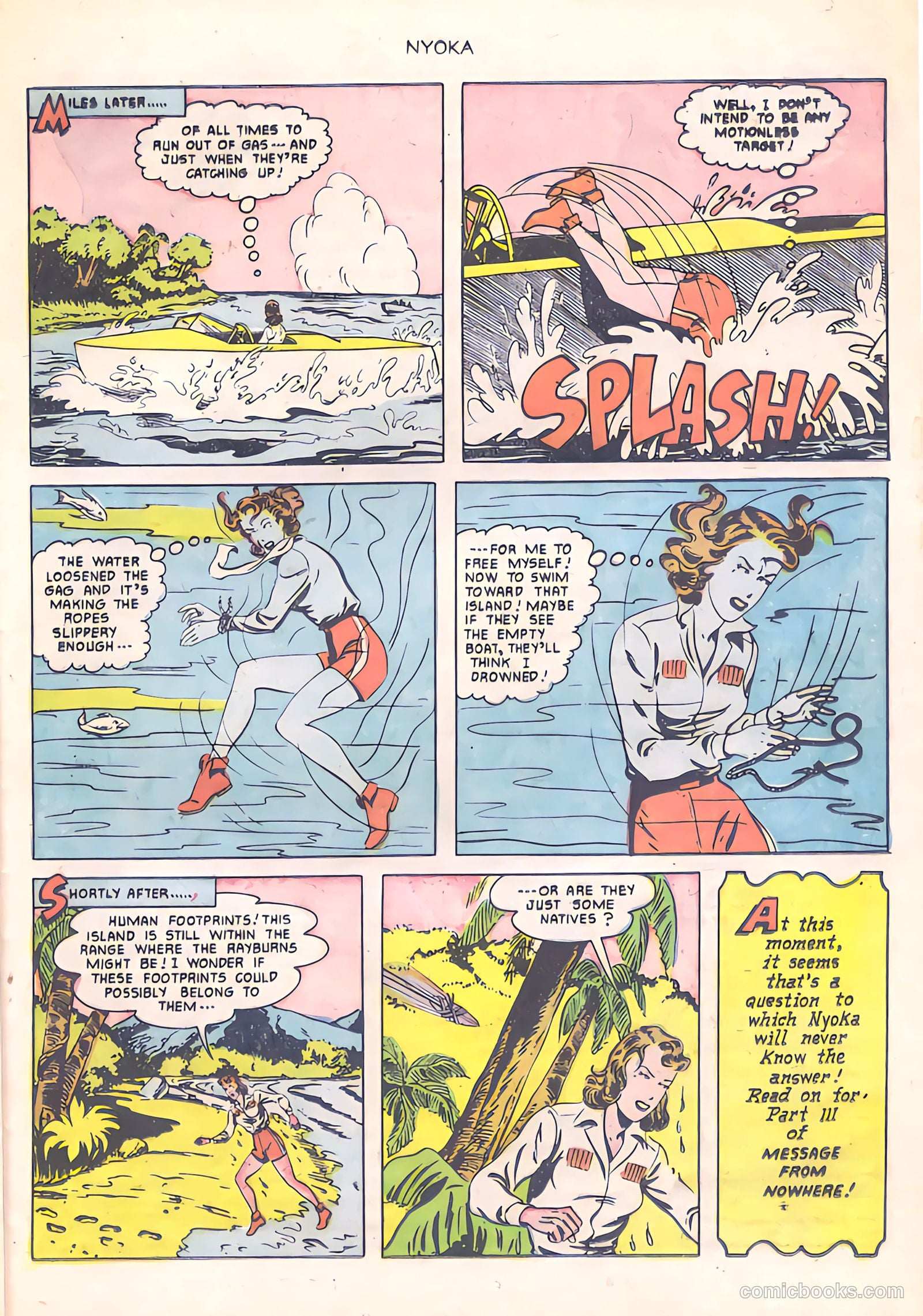 Nyoka the Jungle Girl #55 (1951) — page 21 of 36
