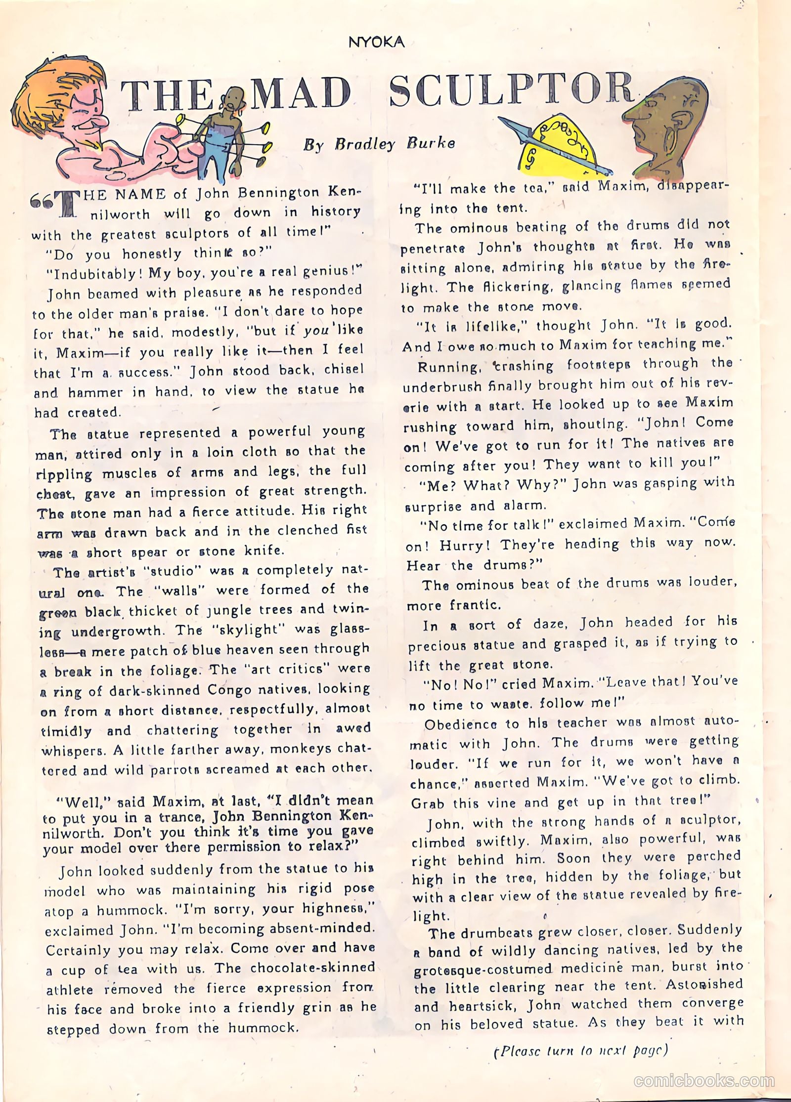 Nyoka the Jungle Girl #55 (1951) — page 22 of 36