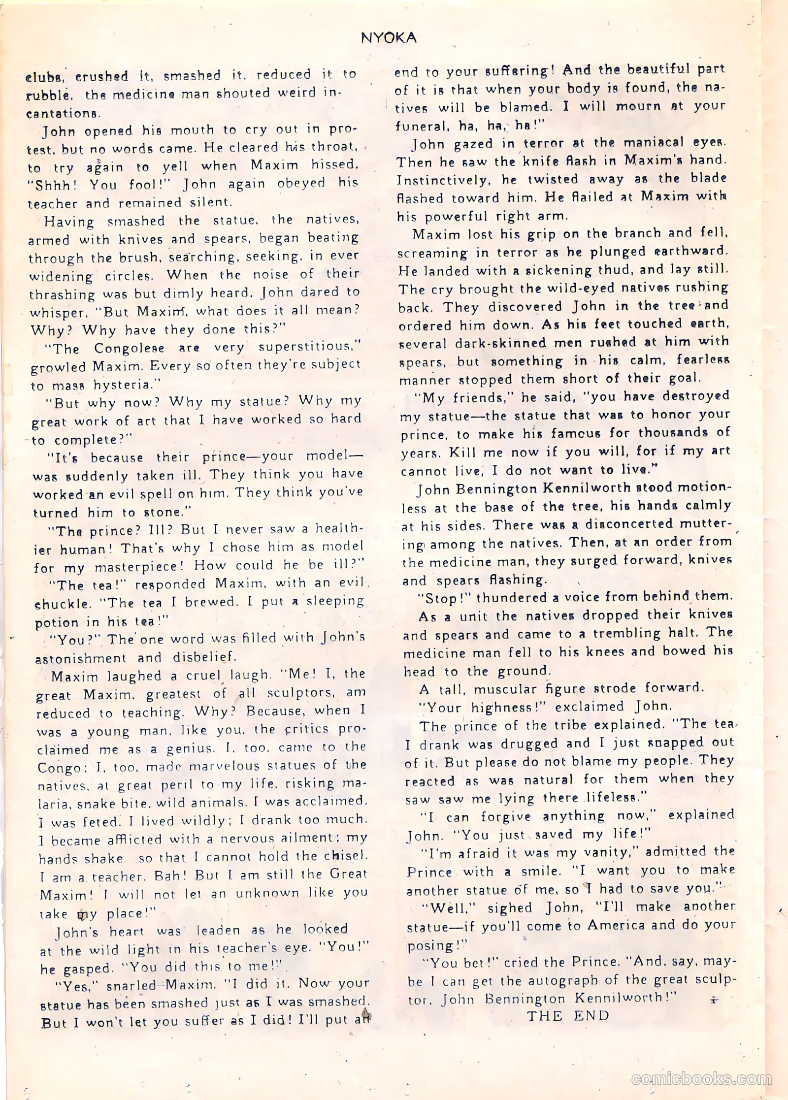 Nyoka the Jungle Girl #55 (1951) — page 24 of 36
