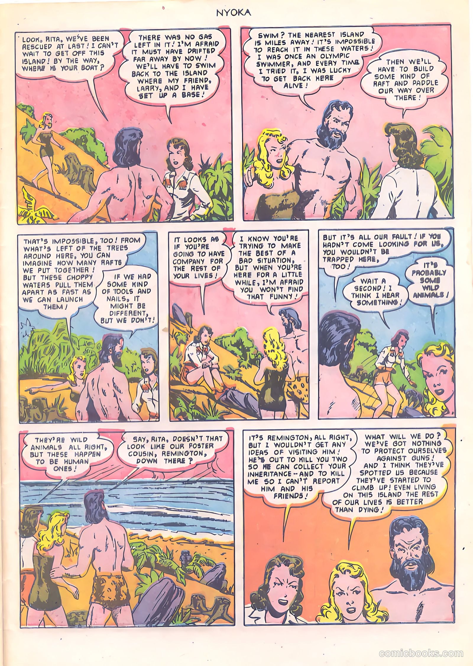 Nyoka the Jungle Girl #55 (1951) — page 31 of 36