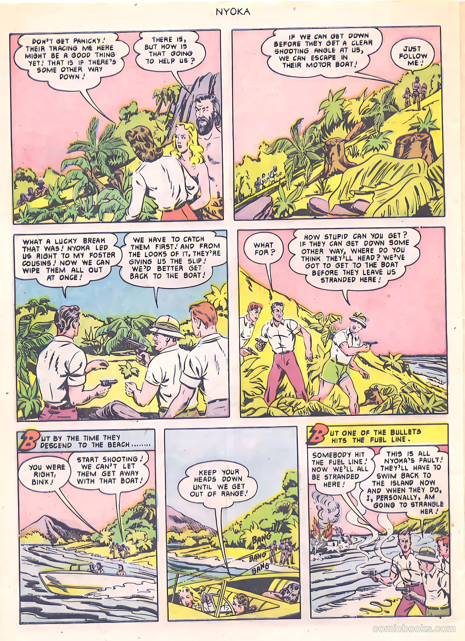 Nyoka the Jungle Girl #55 (1951) — page 32 of 36