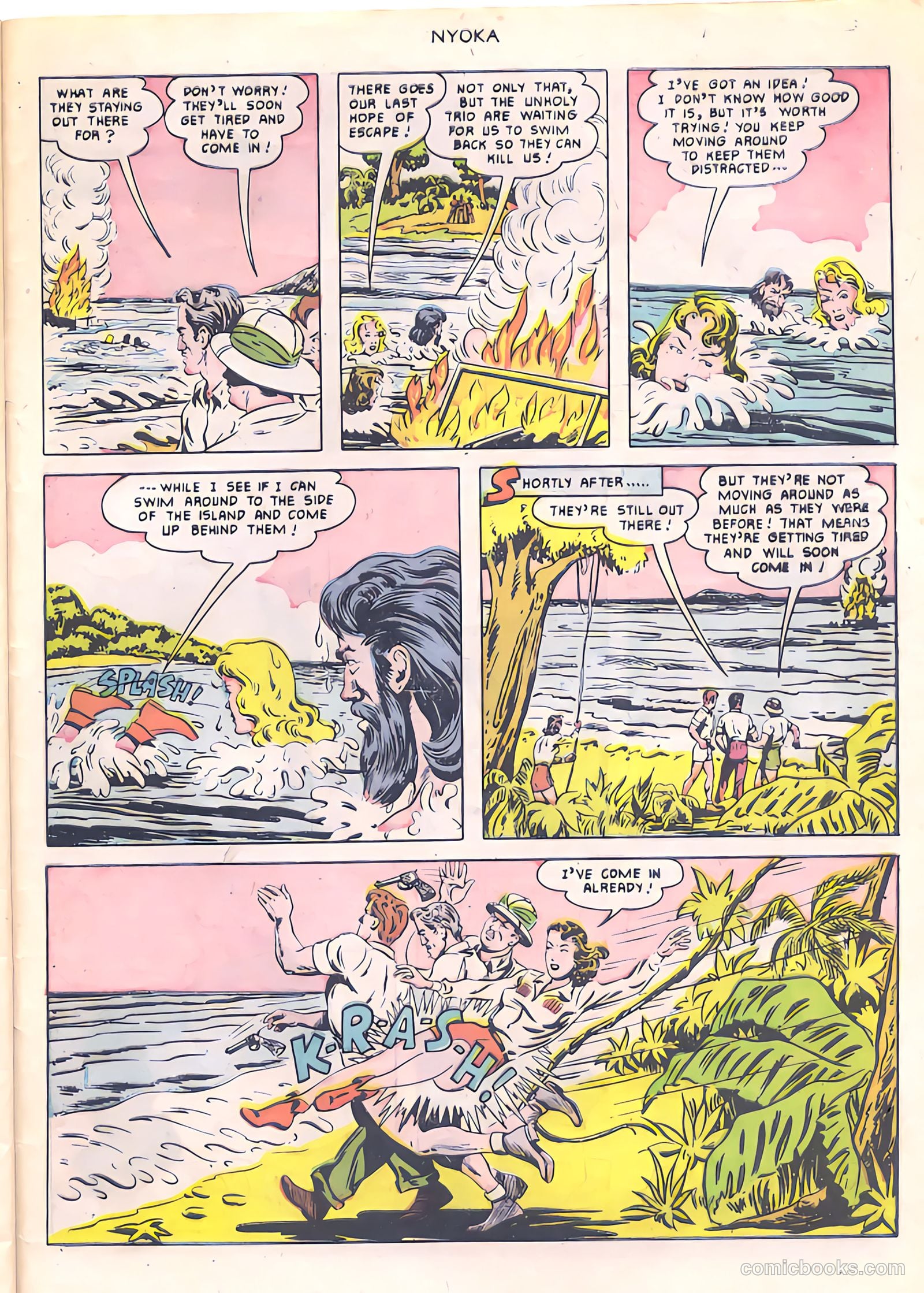 Nyoka the Jungle Girl #55 (1951) — page 33 of 36