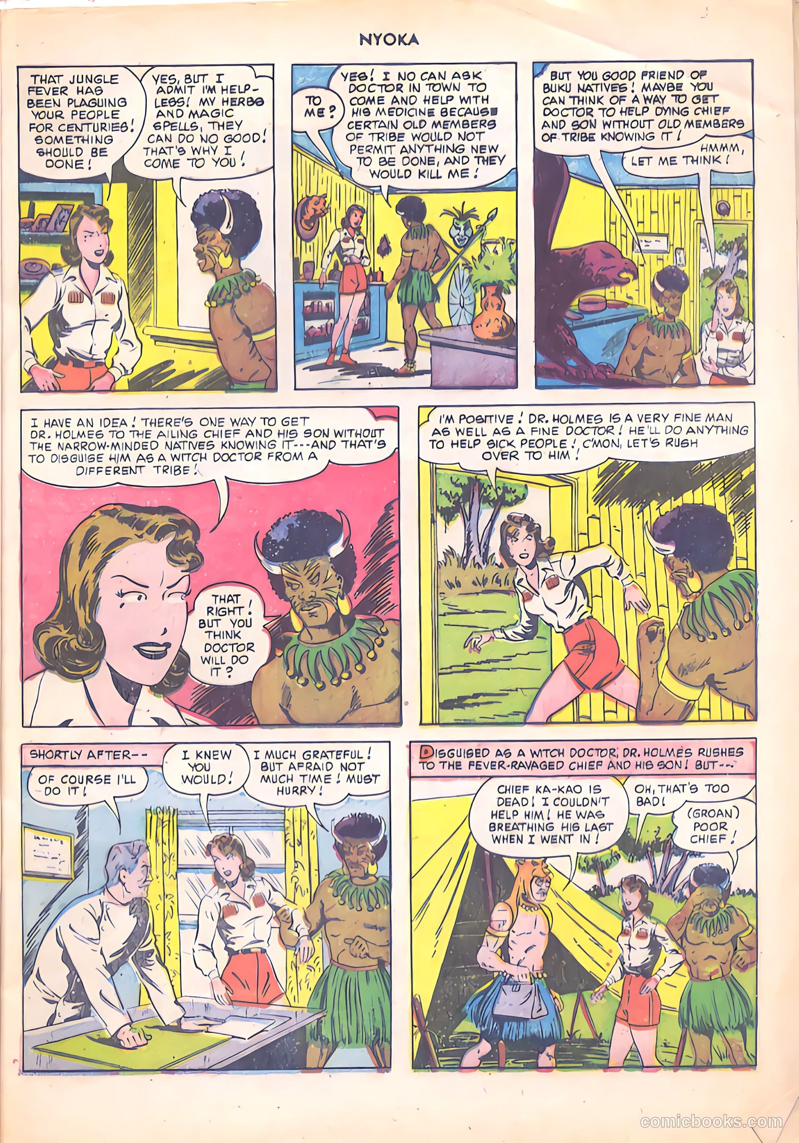 Nyoka the Jungle Girl #56 (1951) — page 5 of 52