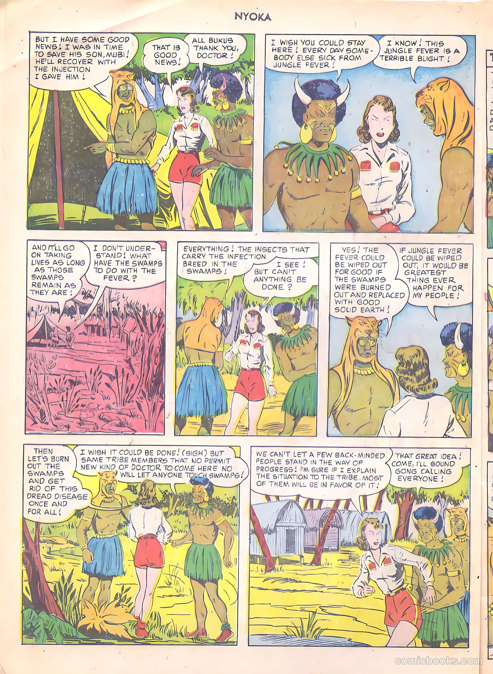 Nyoka the Jungle Girl #56 (1951) — page 6 of 52