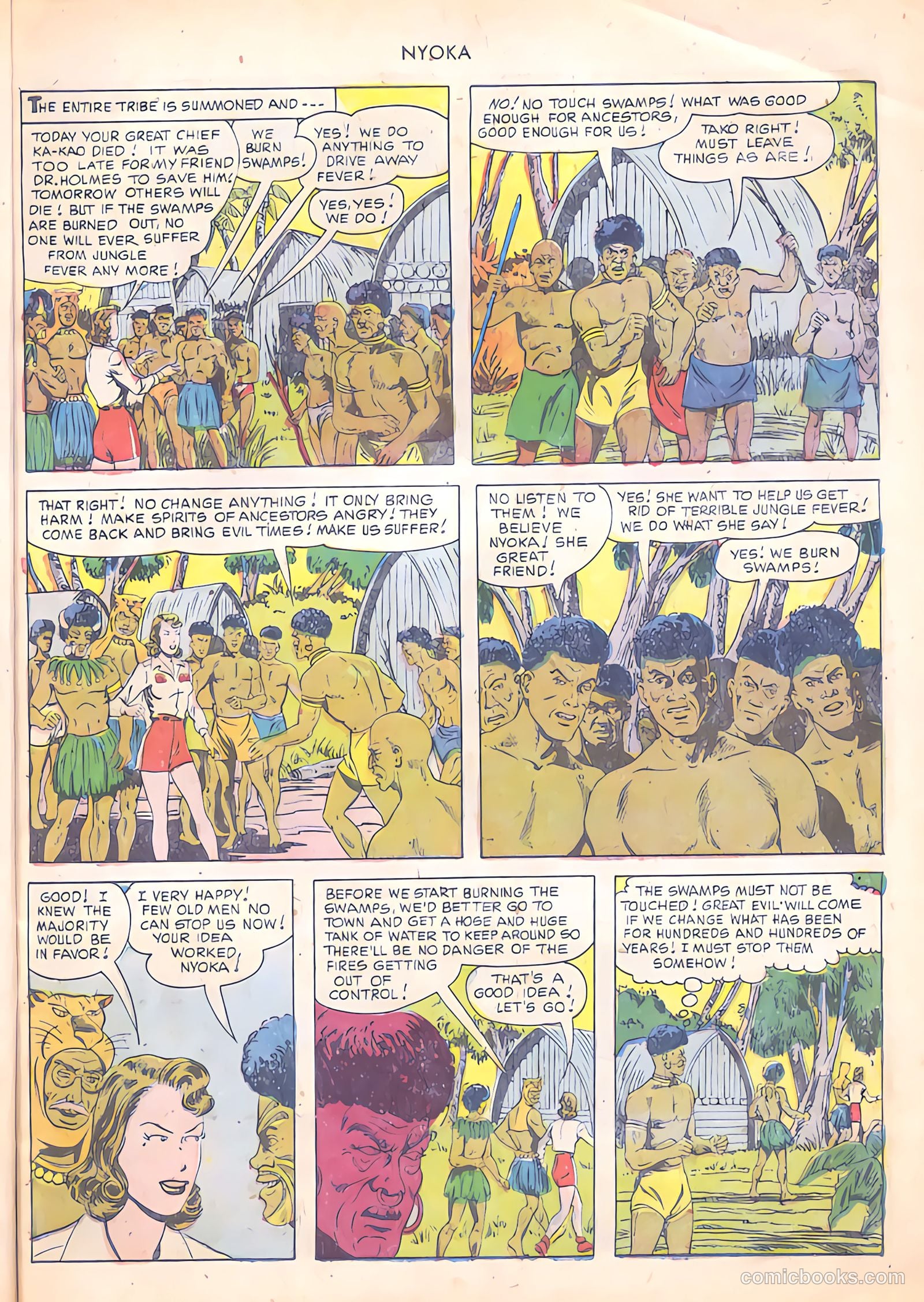Nyoka the Jungle Girl #56 (1951) — page 7 of 52