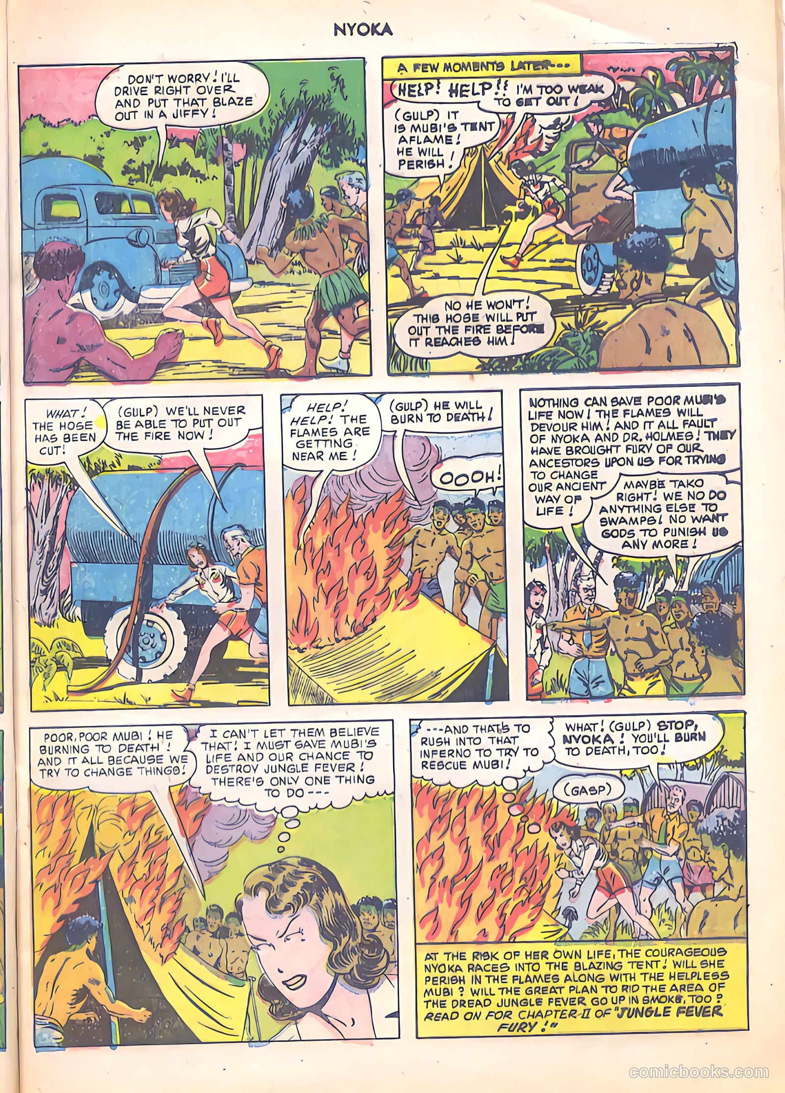 Nyoka the Jungle Girl #56 (1951) — page 9 of 52
