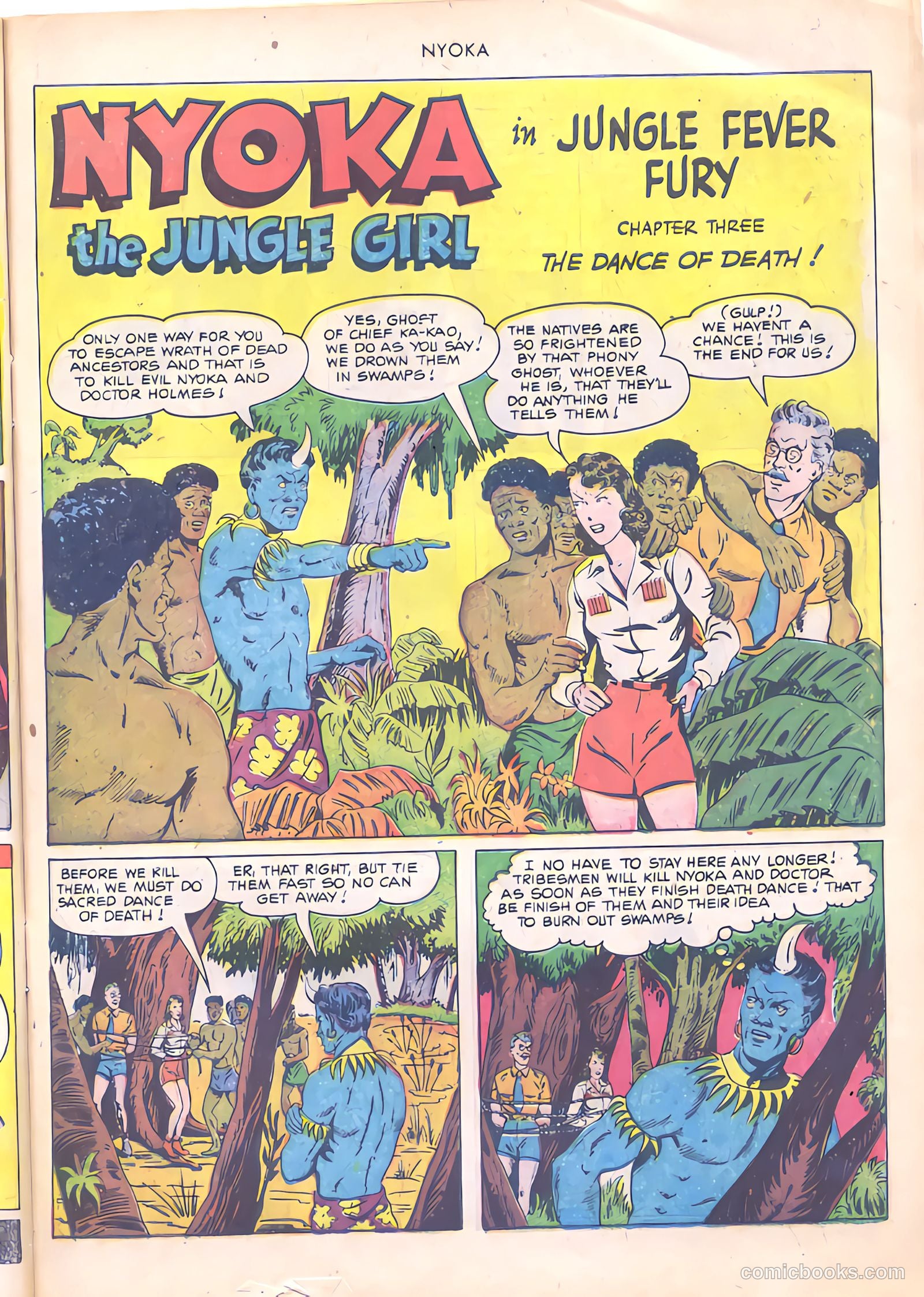 Nyoka the Jungle Girl #56 (1951) — page 19 of 52