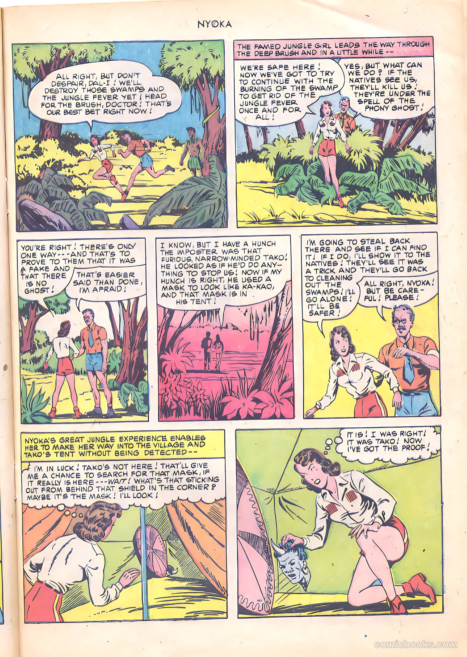 Nyoka the Jungle Girl #56 (1951) — page 21 of 52