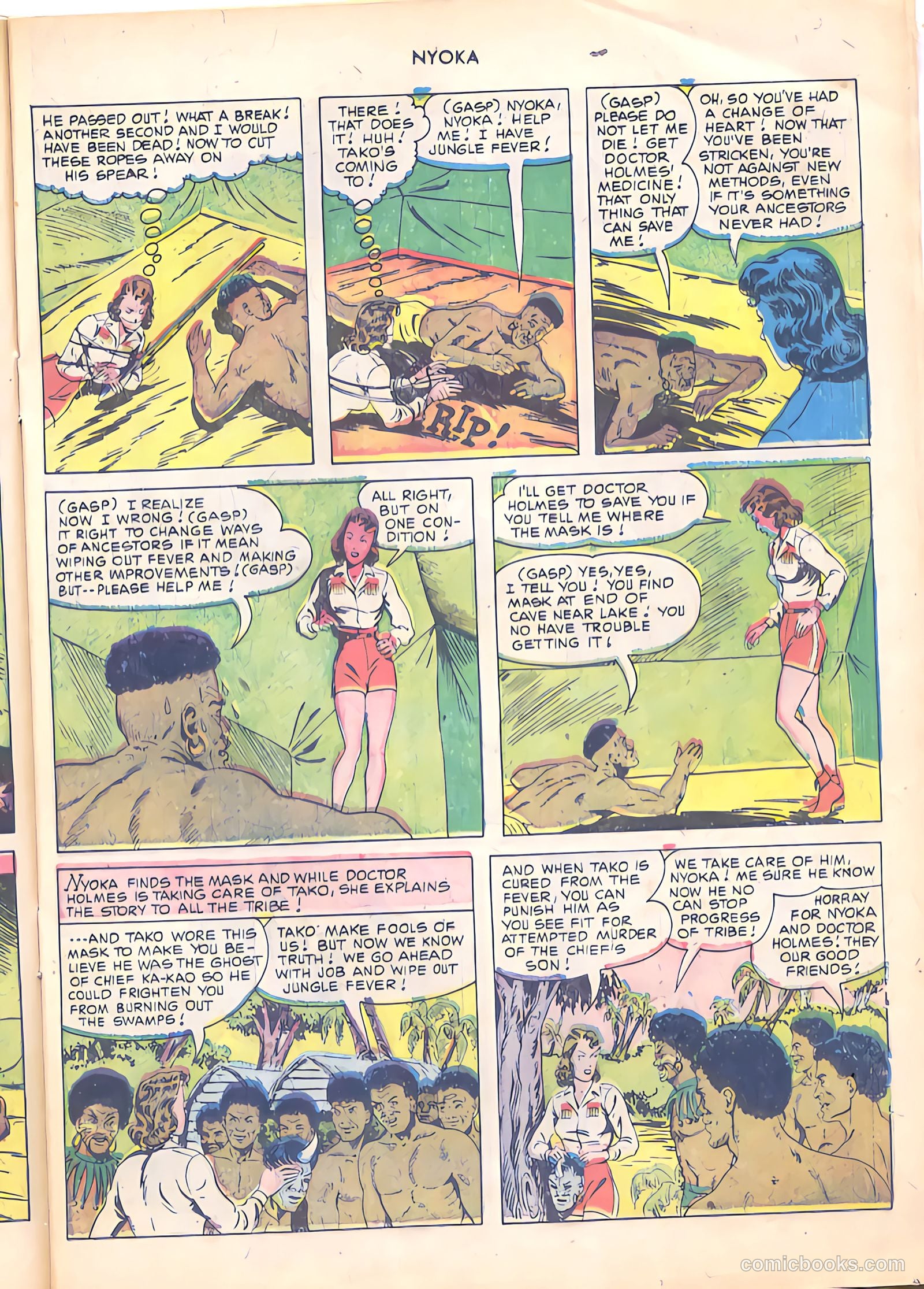 Nyoka the Jungle Girl #56 (1951) — page 23 of 52