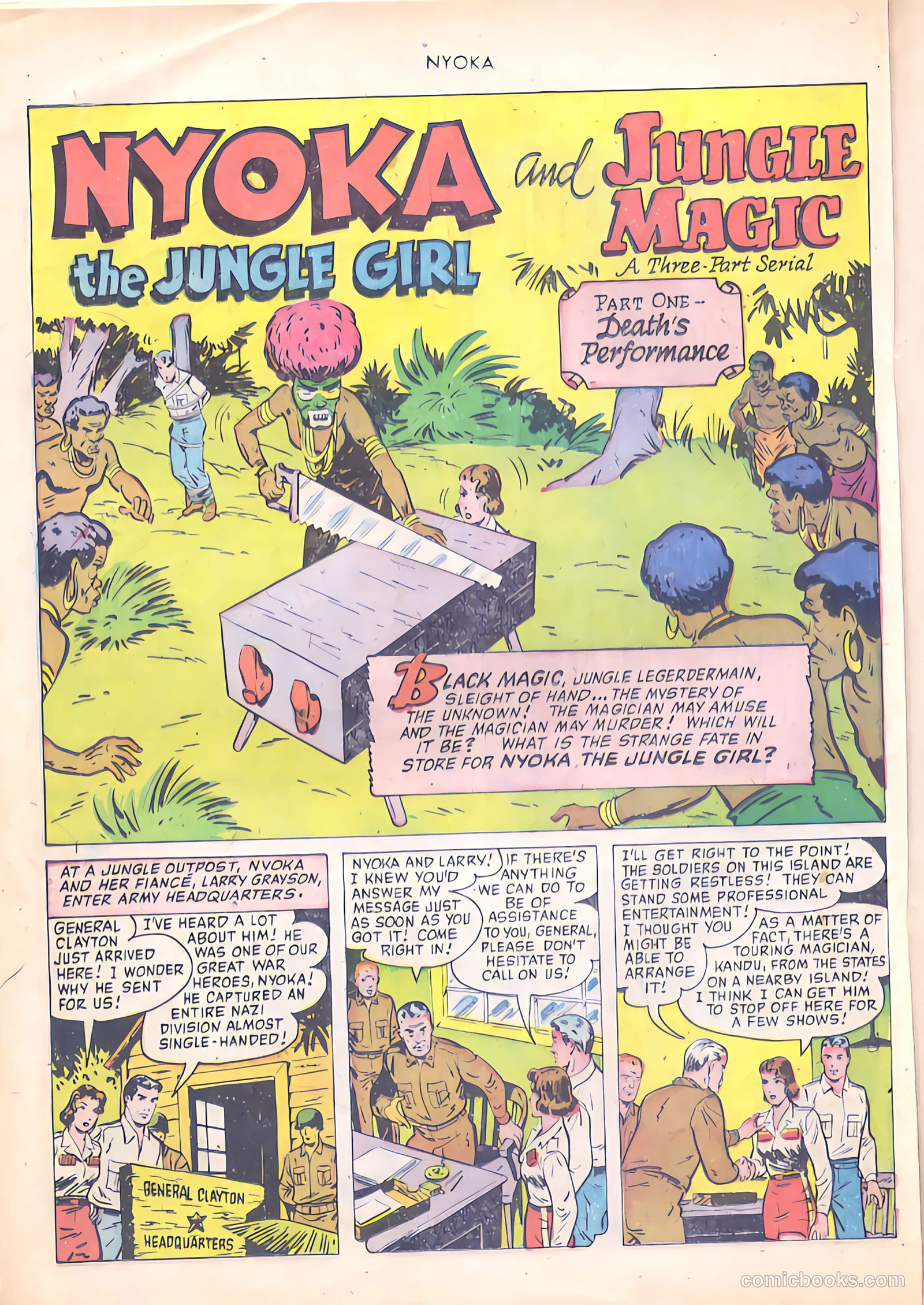 Nyoka the Jungle Girl #56 (1951) — page 28 of 52