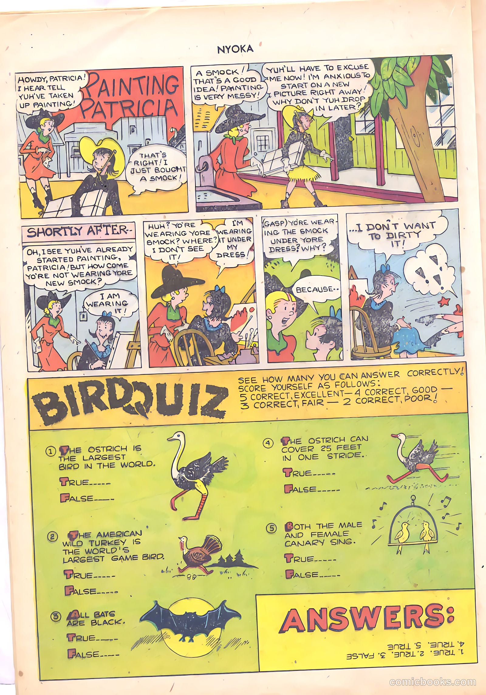Nyoka the Jungle Girl #56 (1951) — page 36 of 52