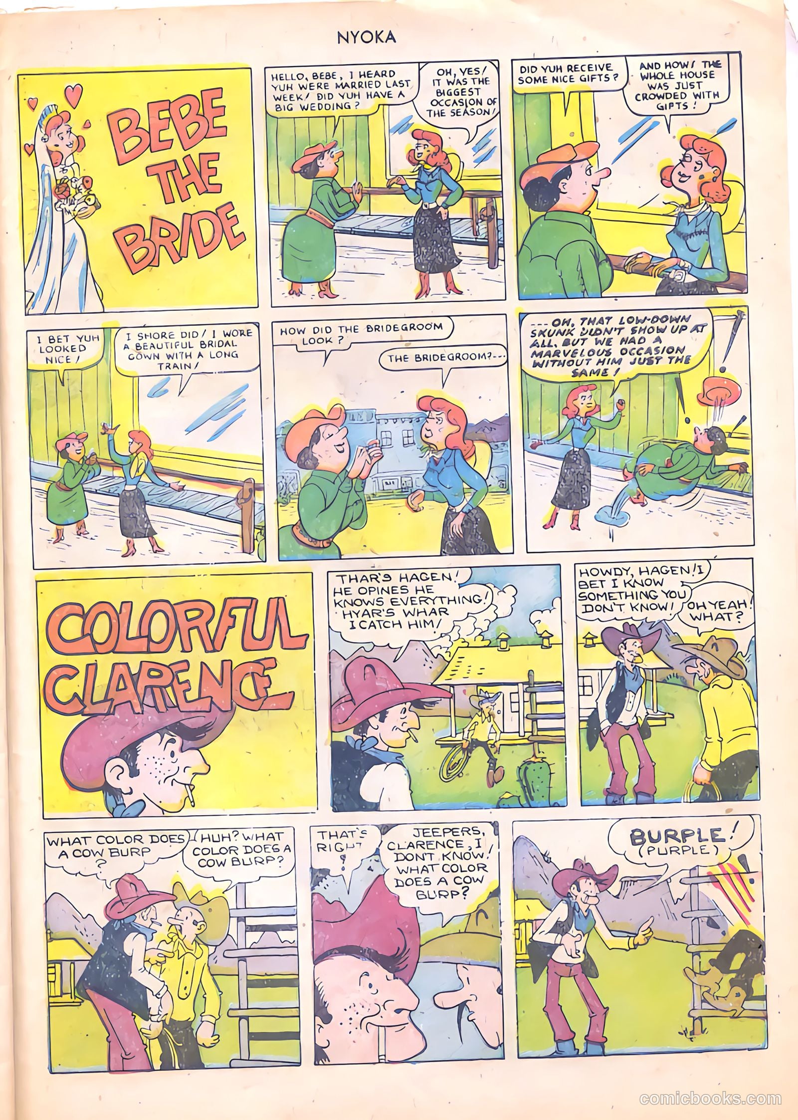 Nyoka the Jungle Girl #56 (1951) — page 43 of 52