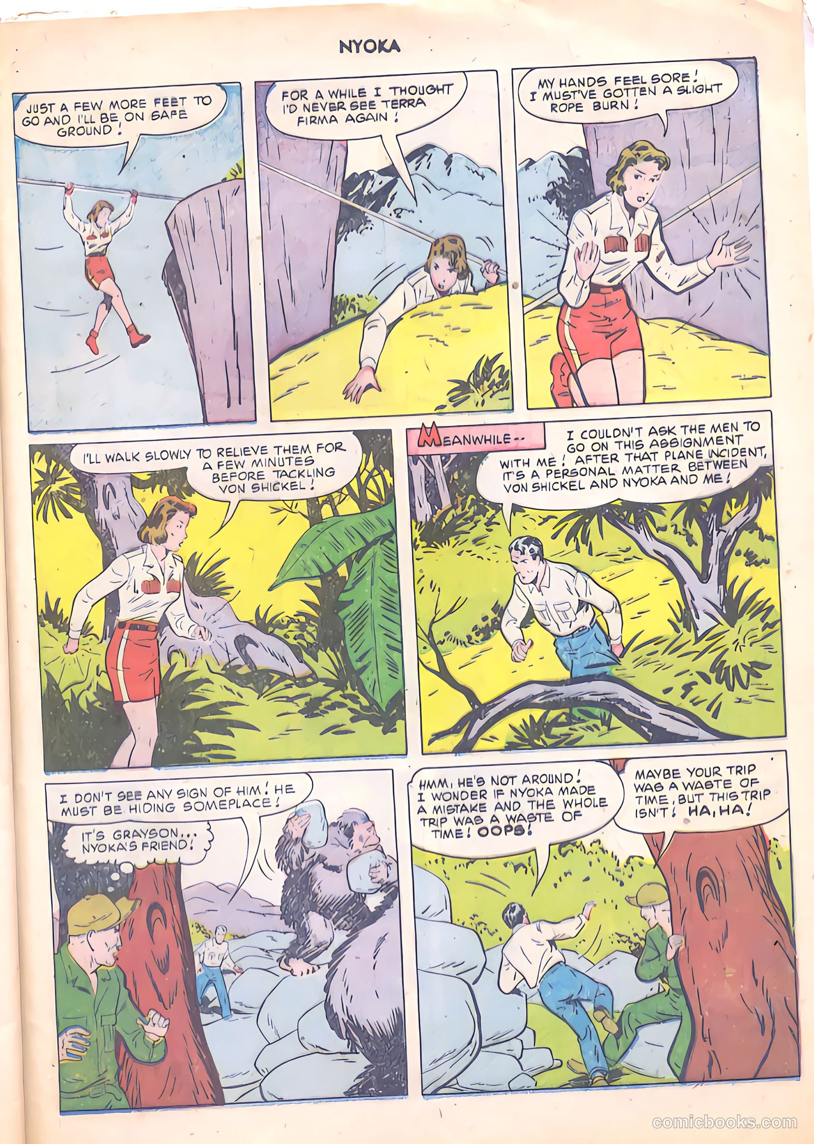 Nyoka the Jungle Girl #56 (1951) — page 45 of 52