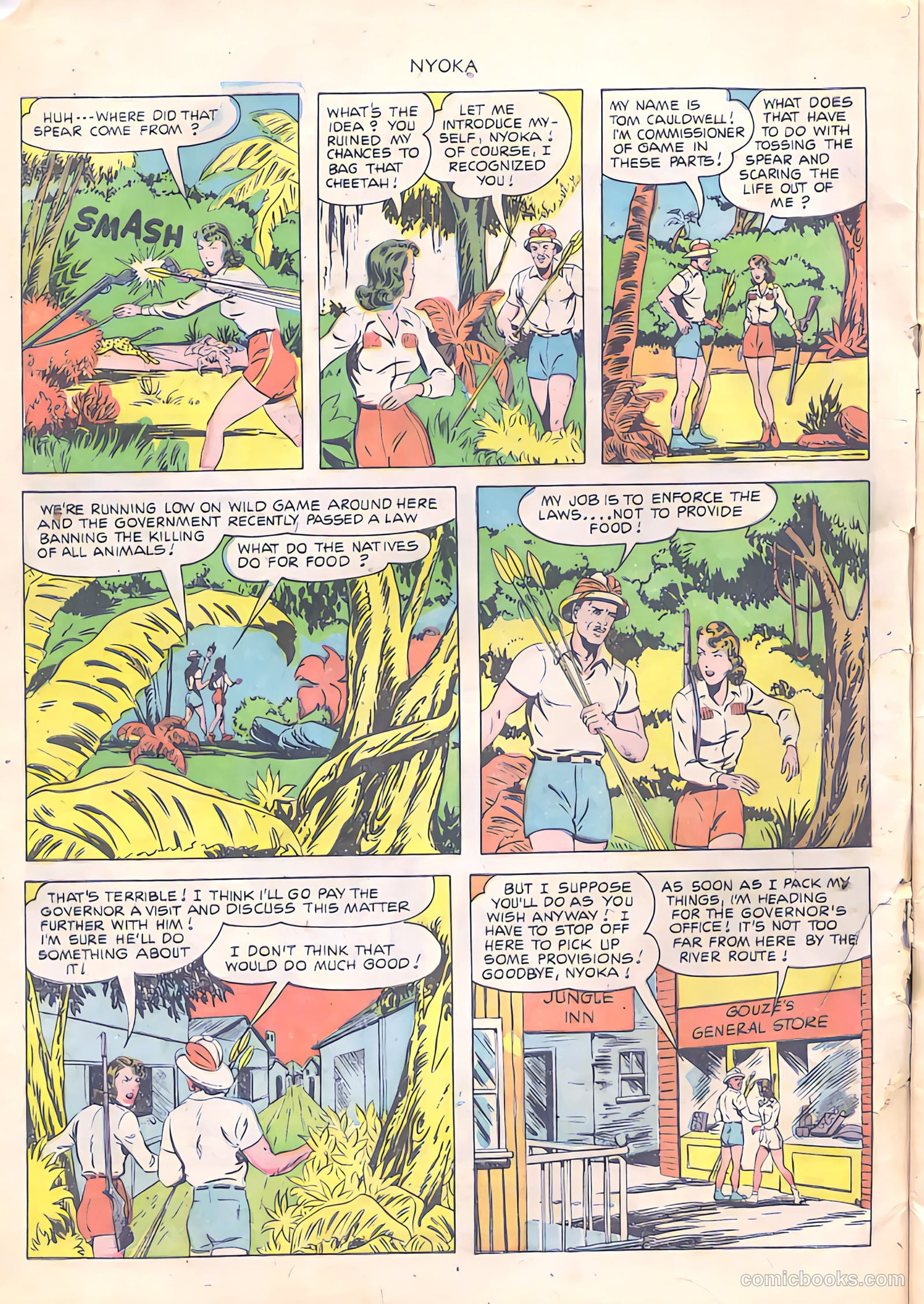 Nyoka the Jungle Girl #57 (1951) — page 4 of 36