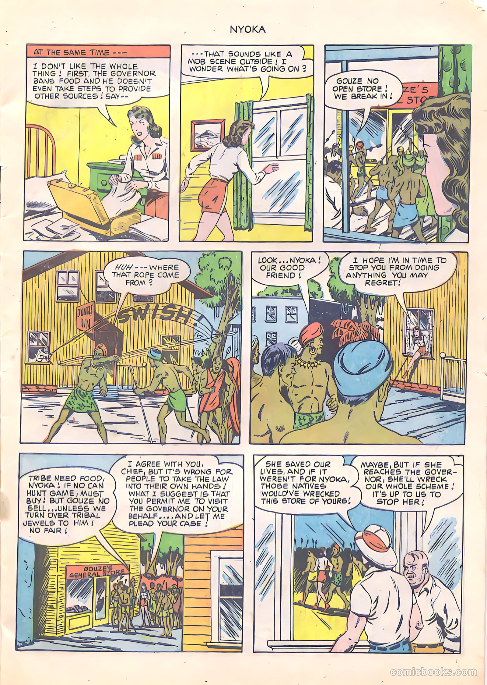 Nyoka the Jungle Girl #57 (1951) — page 7 of 36