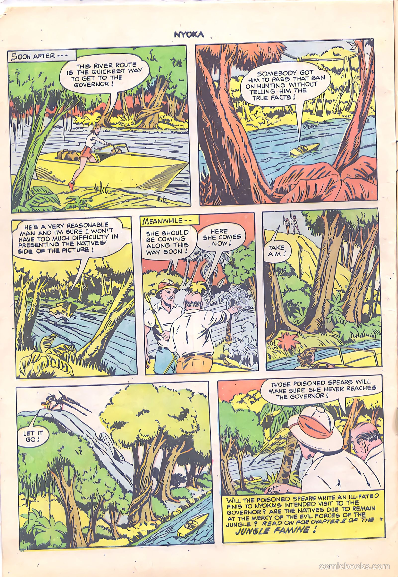 Nyoka the Jungle Girl #57 (1951) — page 8 of 36
