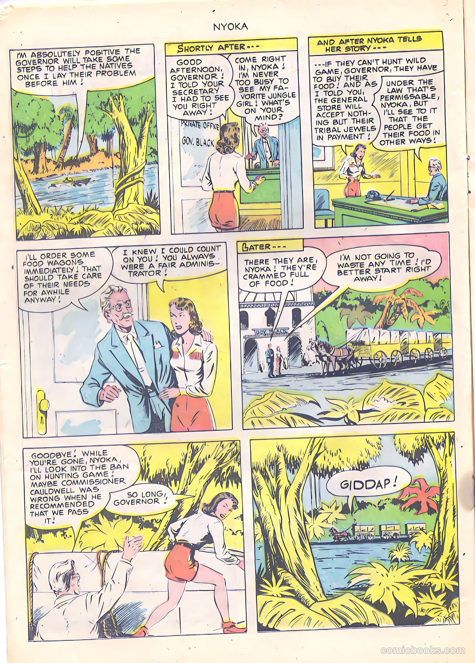 Nyoka the Jungle Girl #57 (1951) — page 16 of 36