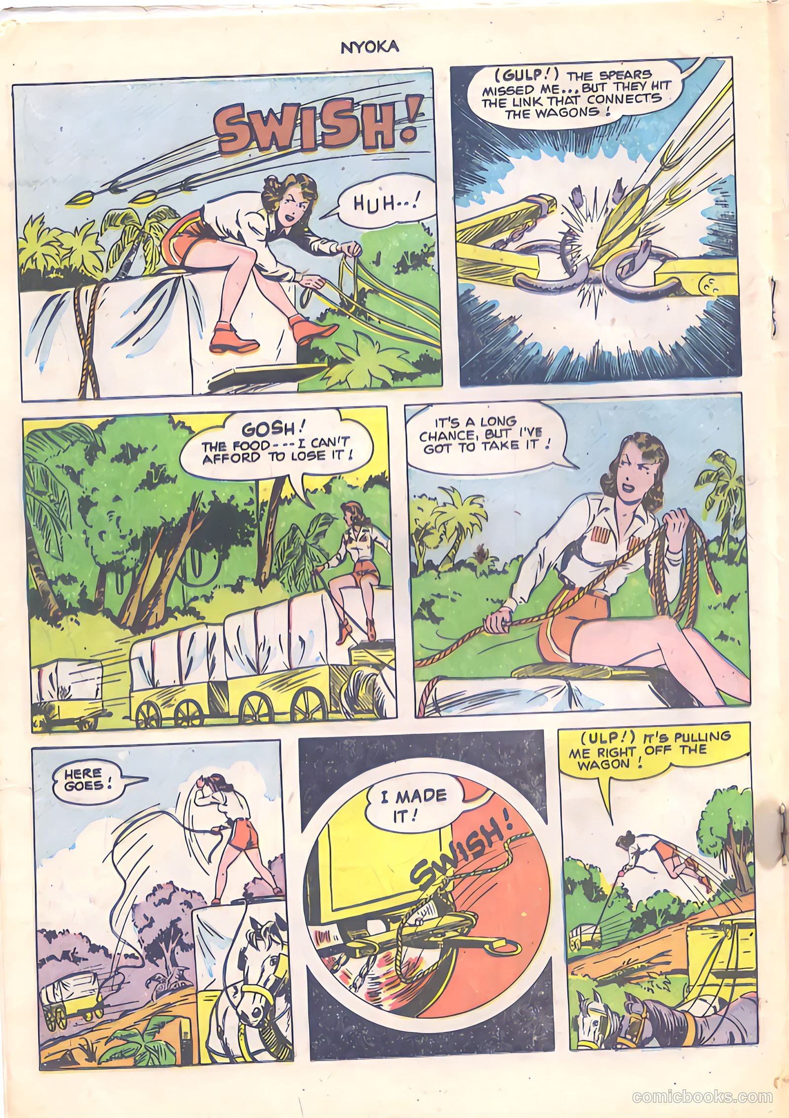 Nyoka the Jungle Girl #57 (1951) — page 18 of 36