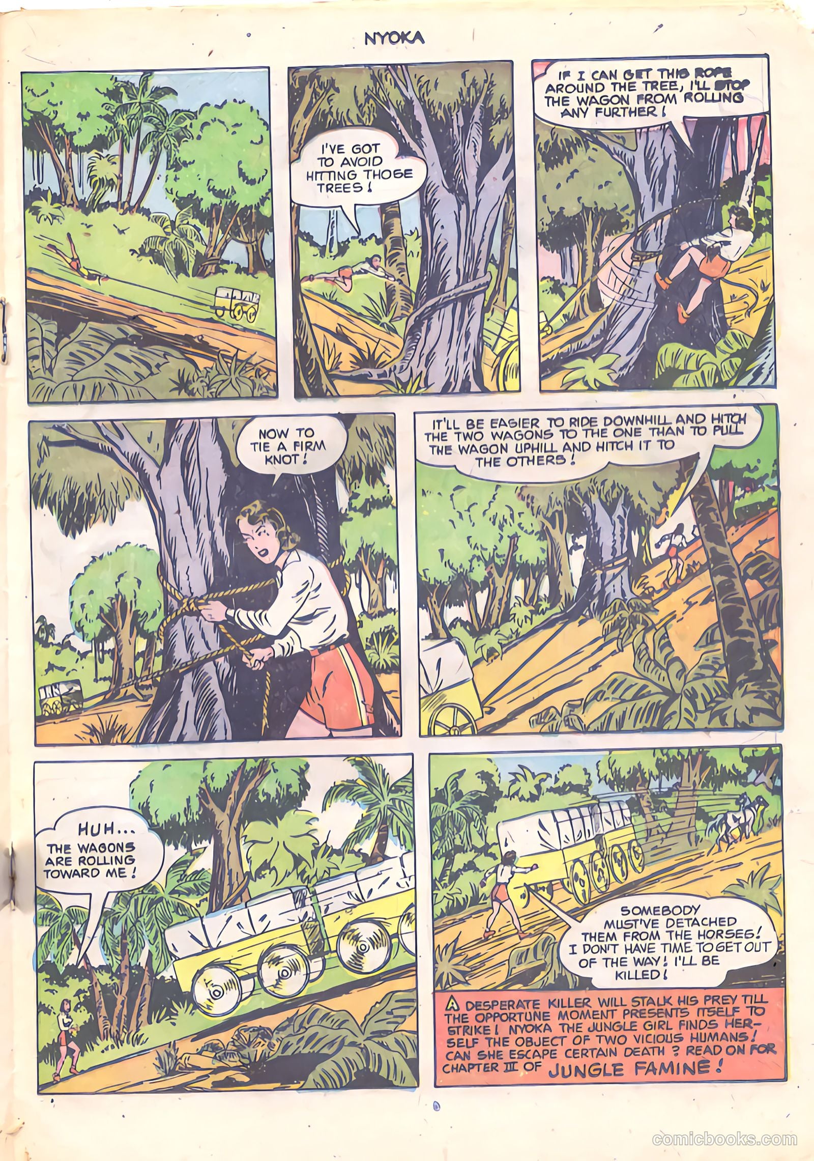 Nyoka the Jungle Girl #57 (1951) — page 19 of 36