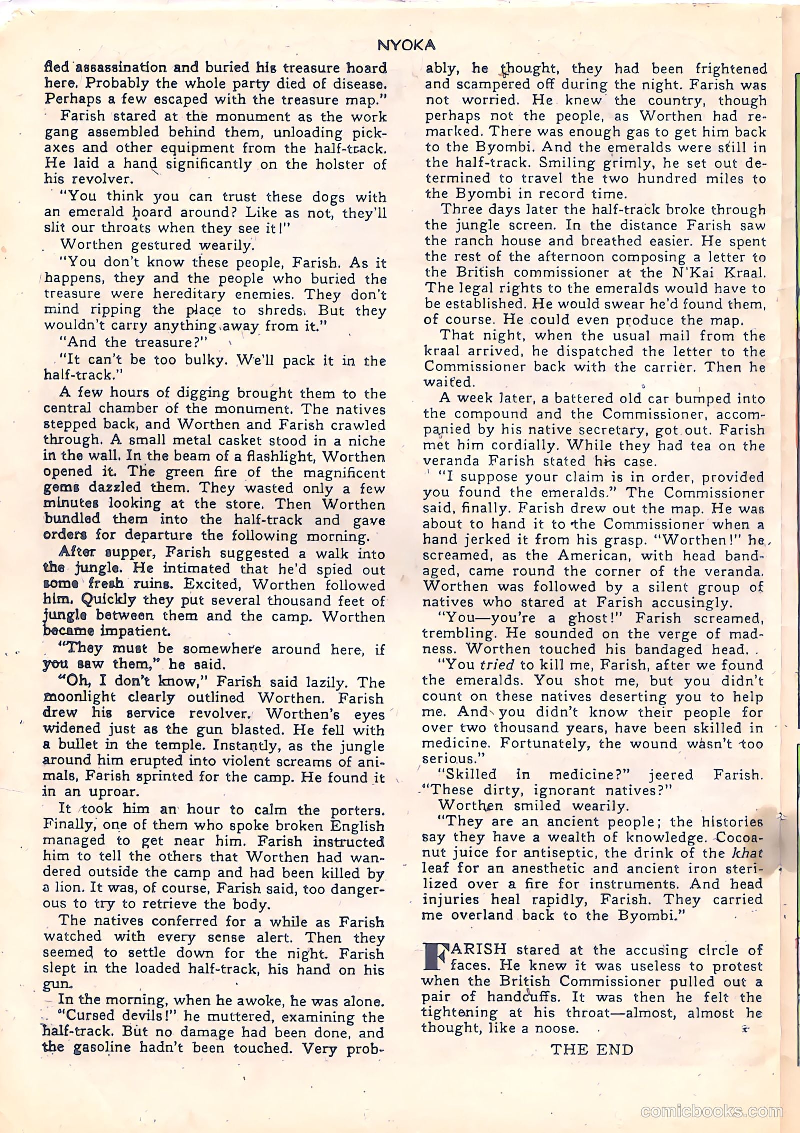 Nyoka the Jungle Girl #57 (1951) — page 22 of 36