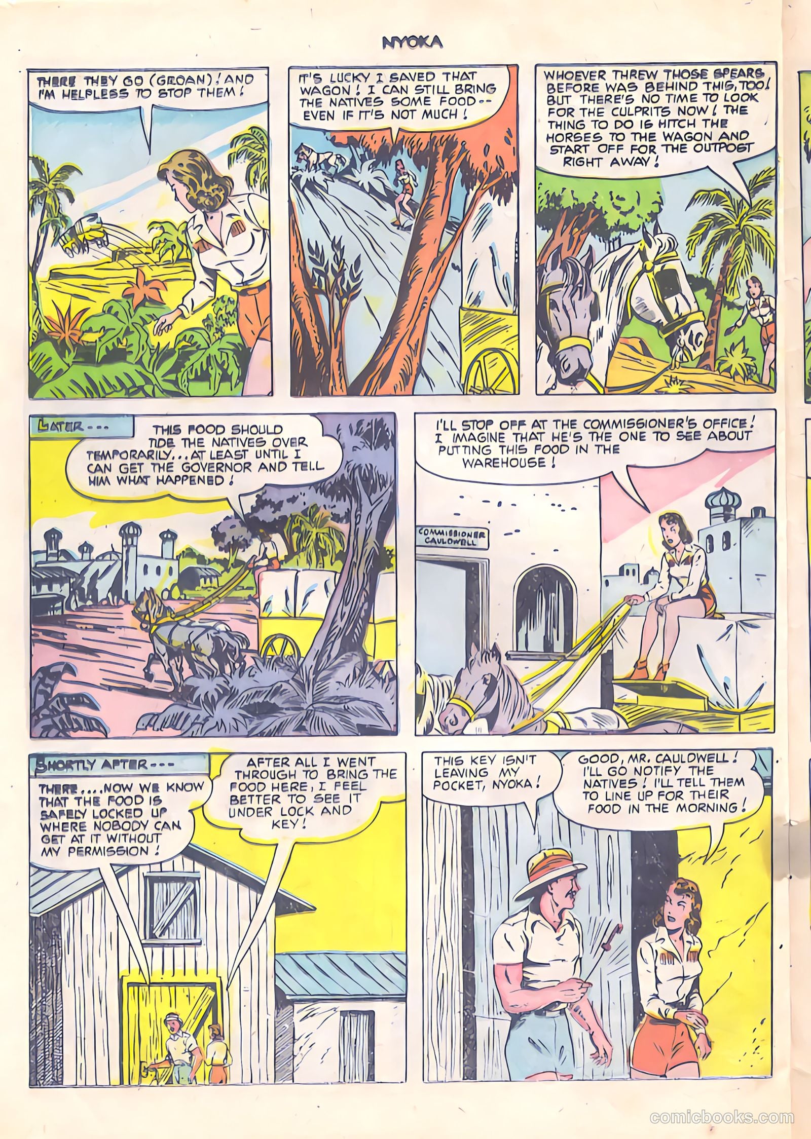 Nyoka the Jungle Girl #57 (1951) — page 24 of 36