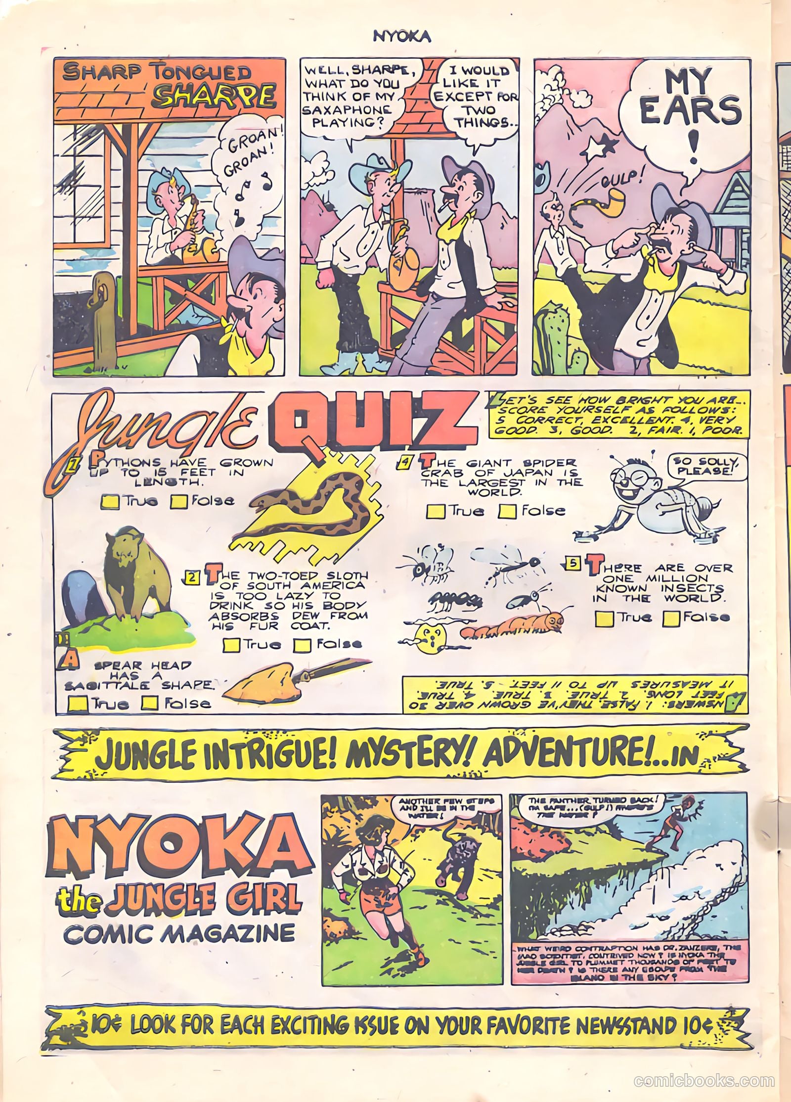 Nyoka the Jungle Girl #57 (1951) — page 28 of 36
