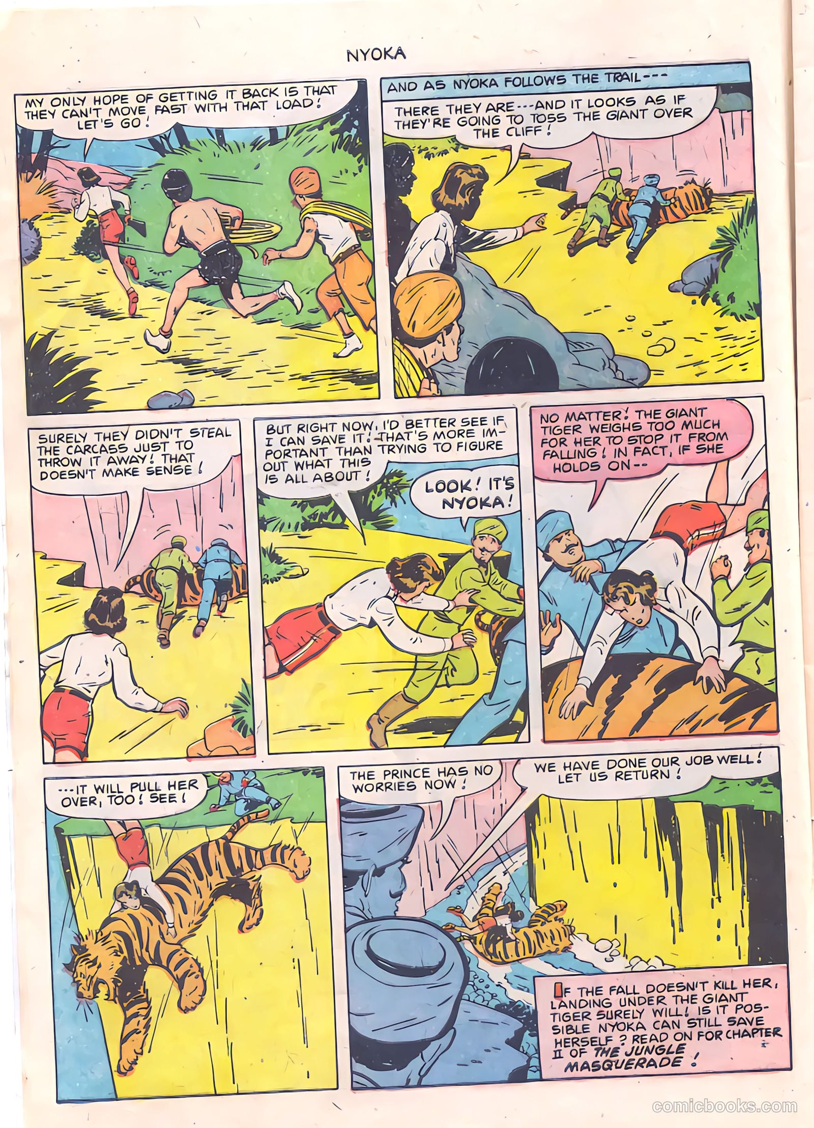 Nyoka the Jungle Girl #58 (1951) — page 8 of 36