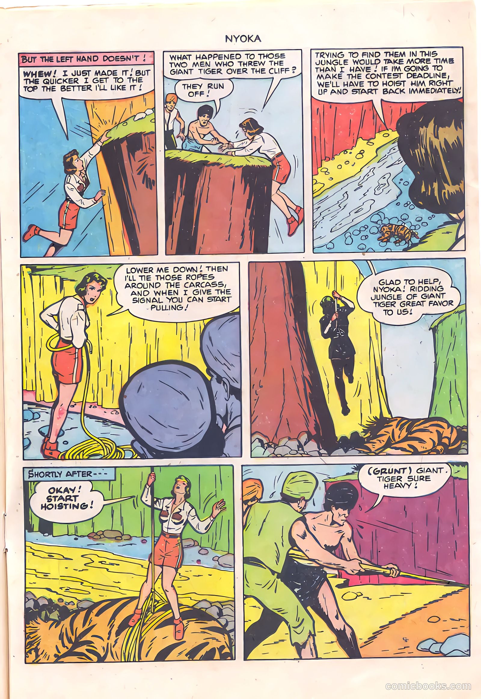 Nyoka the Jungle Girl #58 (1951) — page 17 of 36