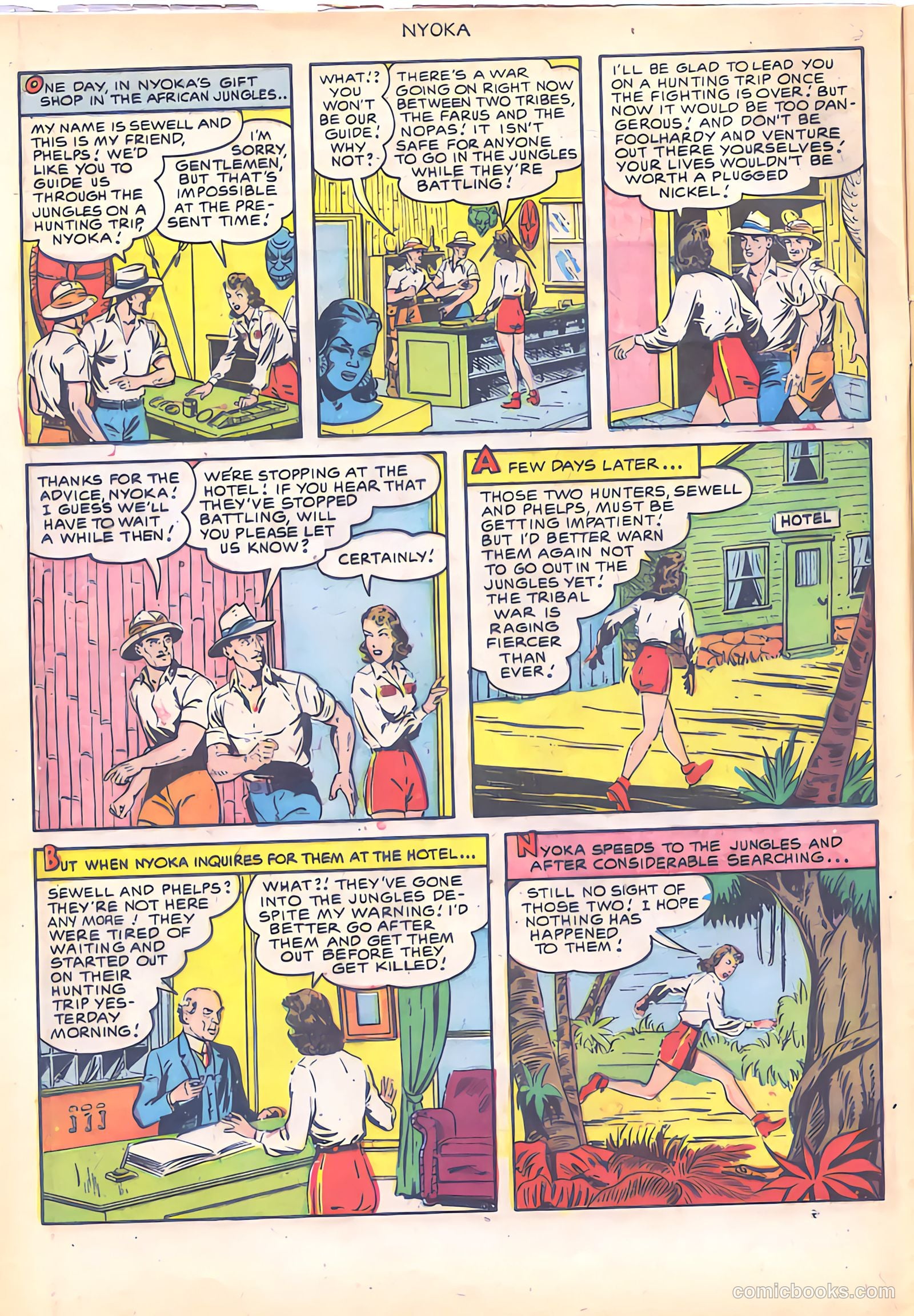 Nyoka the Jungle Girl #59 (1951) — page 4 of 36