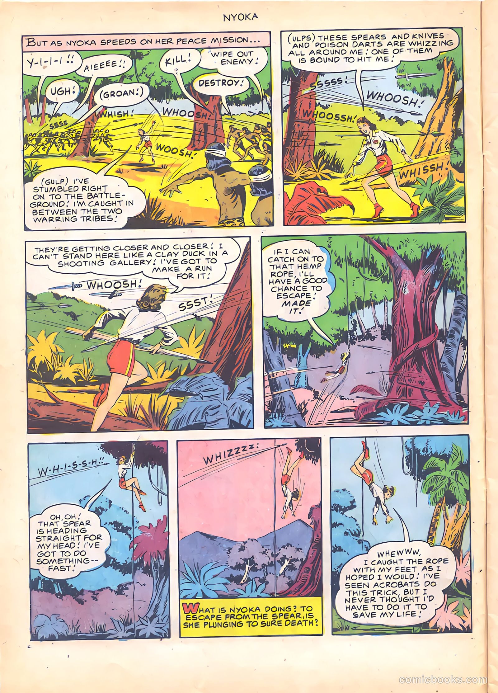 Nyoka the Jungle Girl #59 (1951) — page 6 of 36
