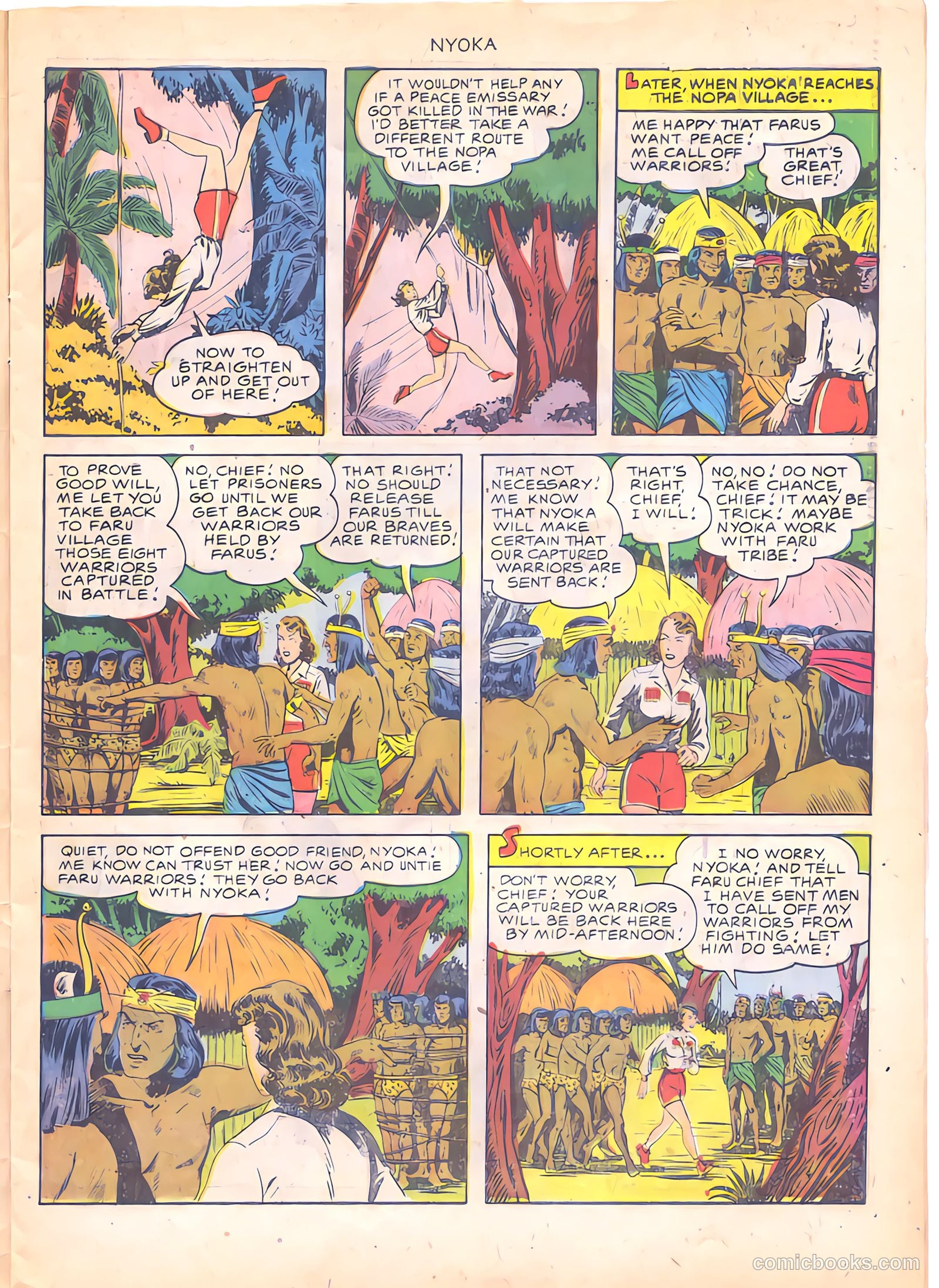 Nyoka the Jungle Girl #59 (1951) — page 7 of 36