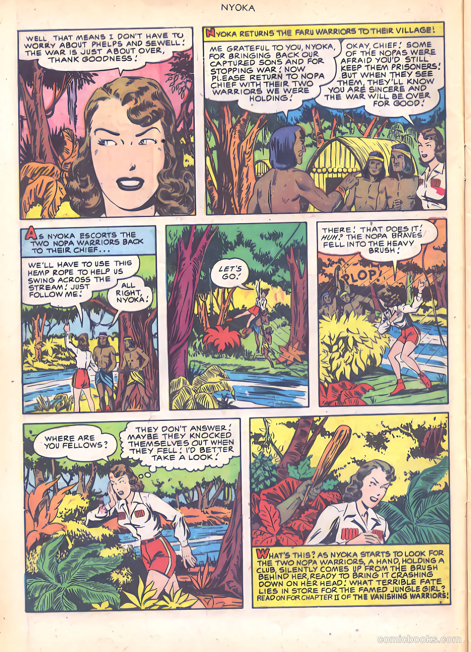 Nyoka the Jungle Girl #59 (1951) — page 8 of 36