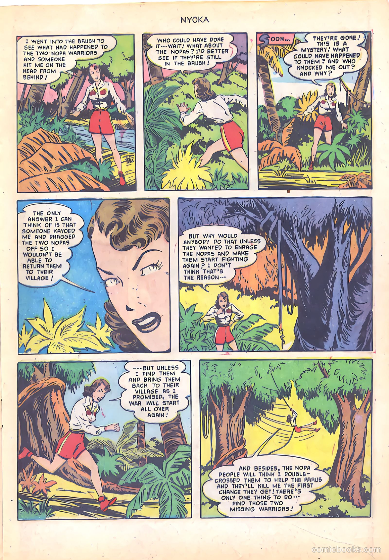 Nyoka the Jungle Girl #59 (1951) — page 17 of 36