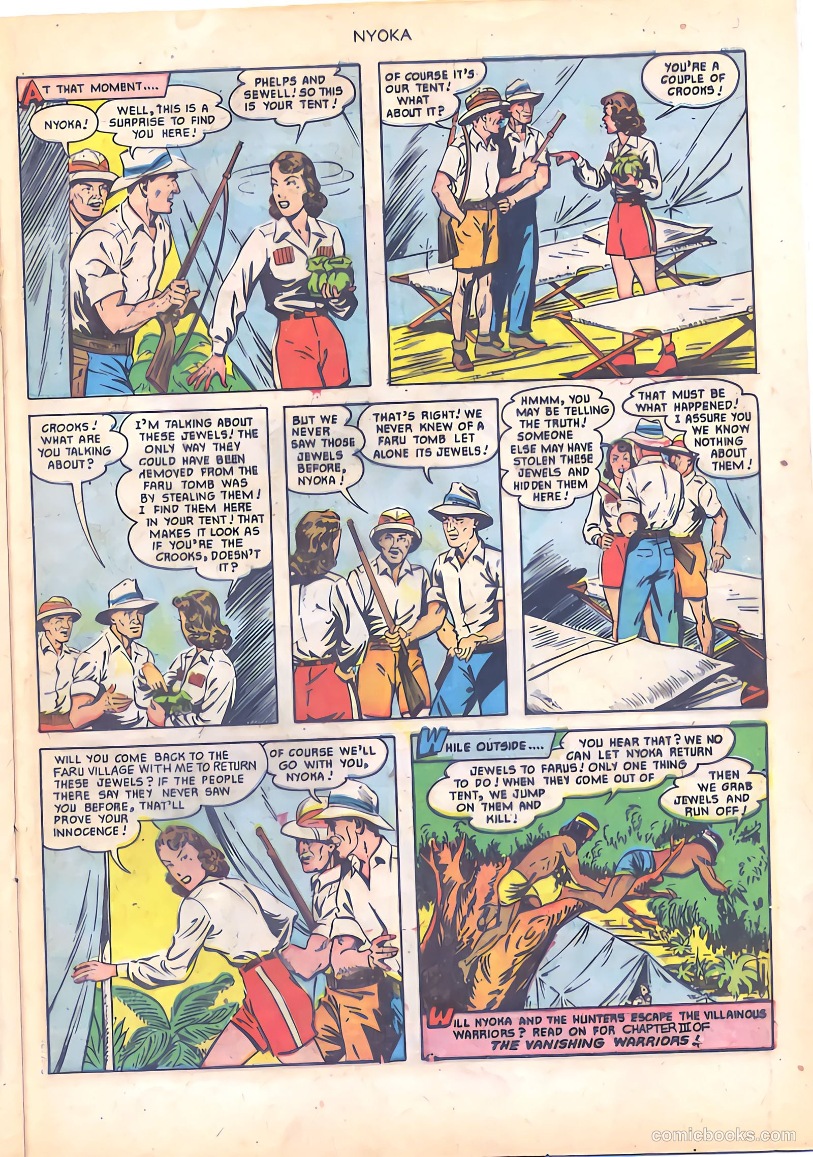 Nyoka the Jungle Girl #59 (1951) — page 21 of 36
