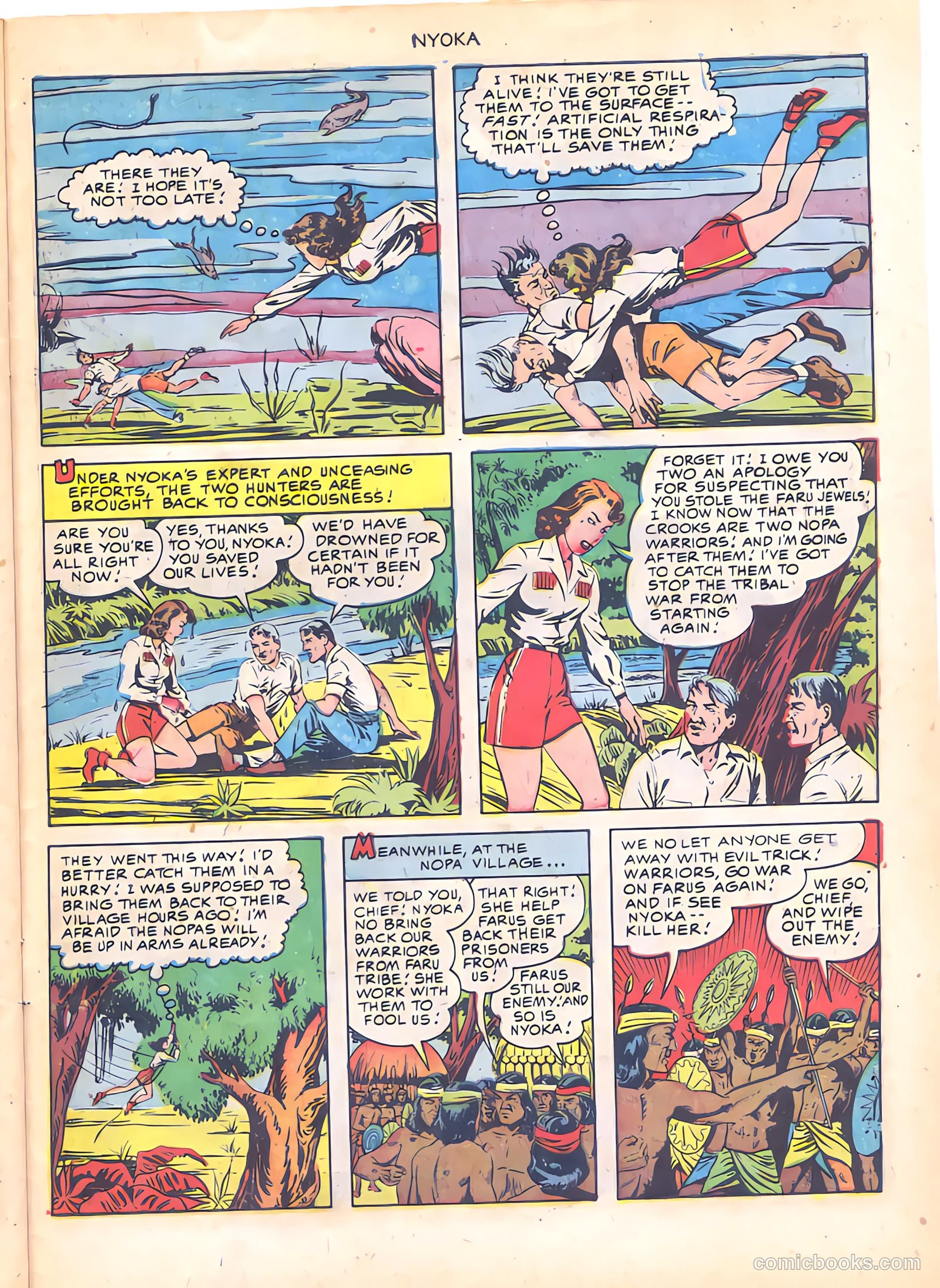 Nyoka the Jungle Girl #59 (1951) — page 27 of 36
