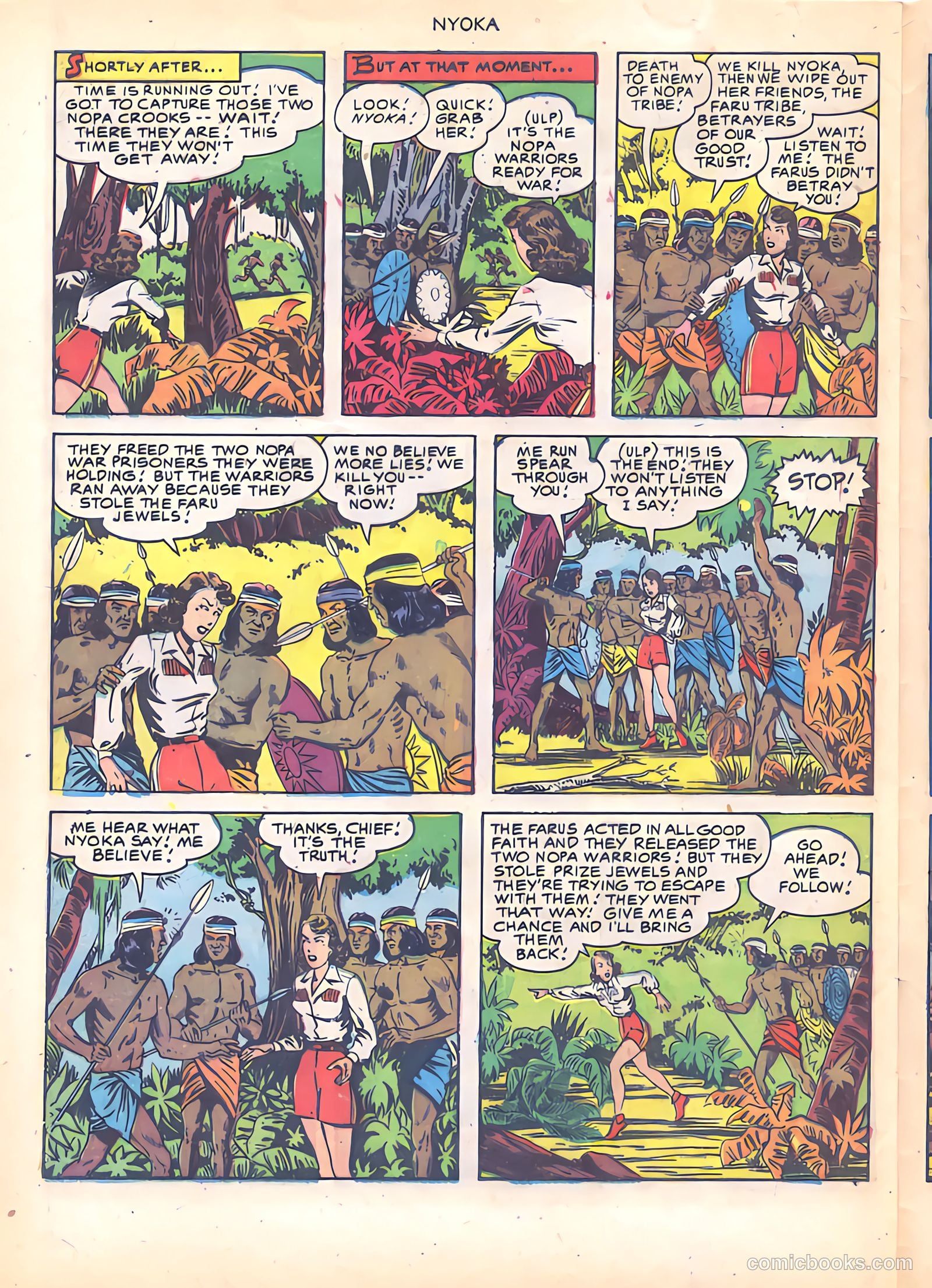 Nyoka the Jungle Girl #59 (1951) — page 28 of 36