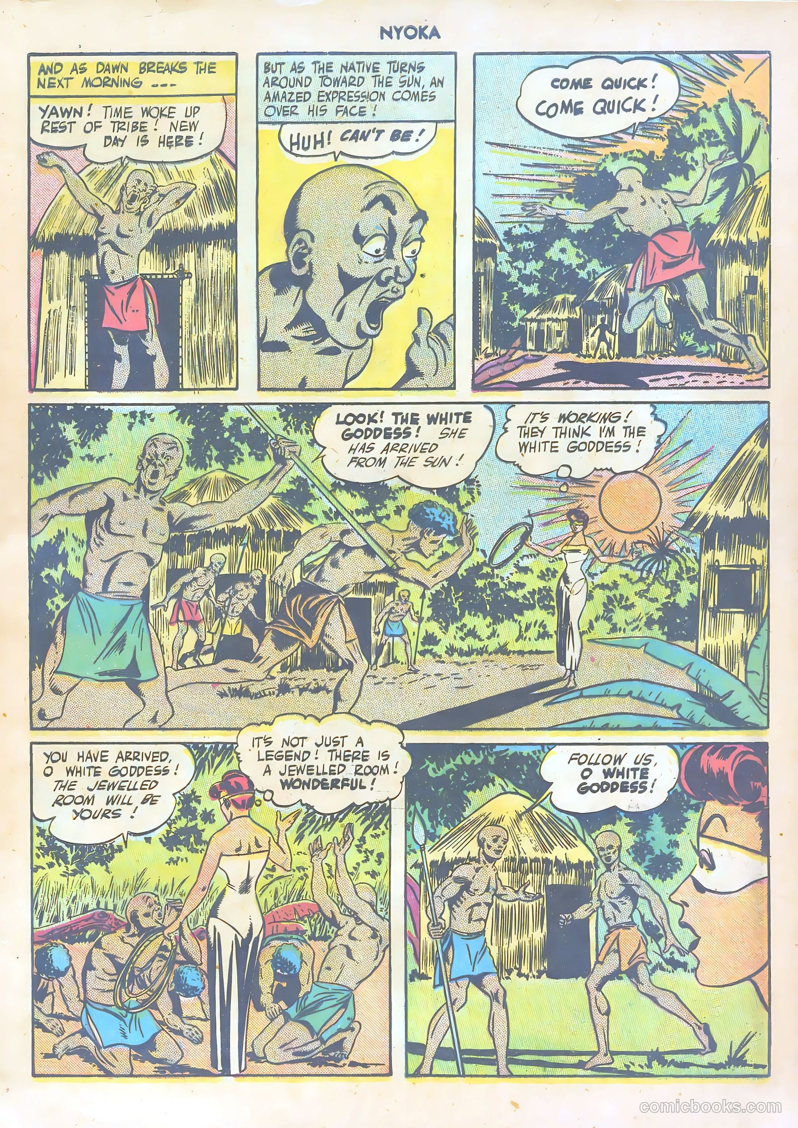 Nyoka the Jungle Girl #6 (1947) — page 7 of 52