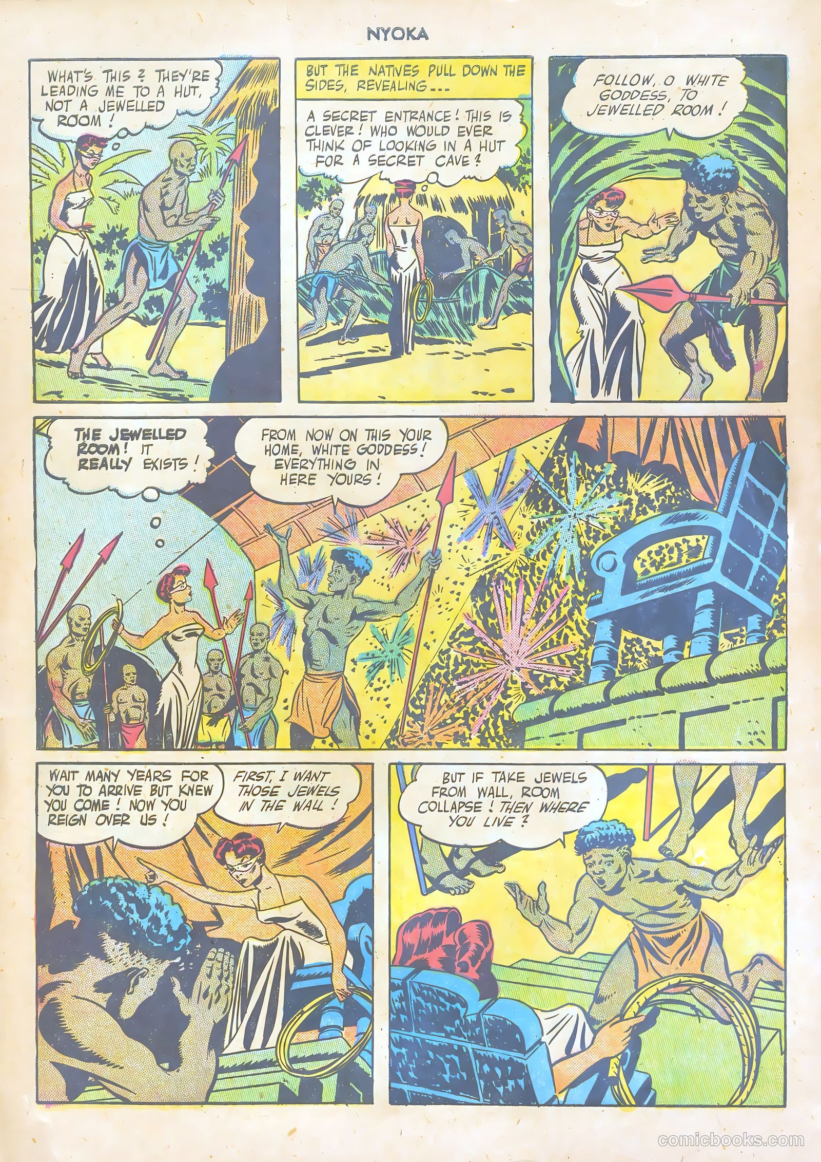 Nyoka the Jungle Girl #6 (1947) — page 8 of 52
