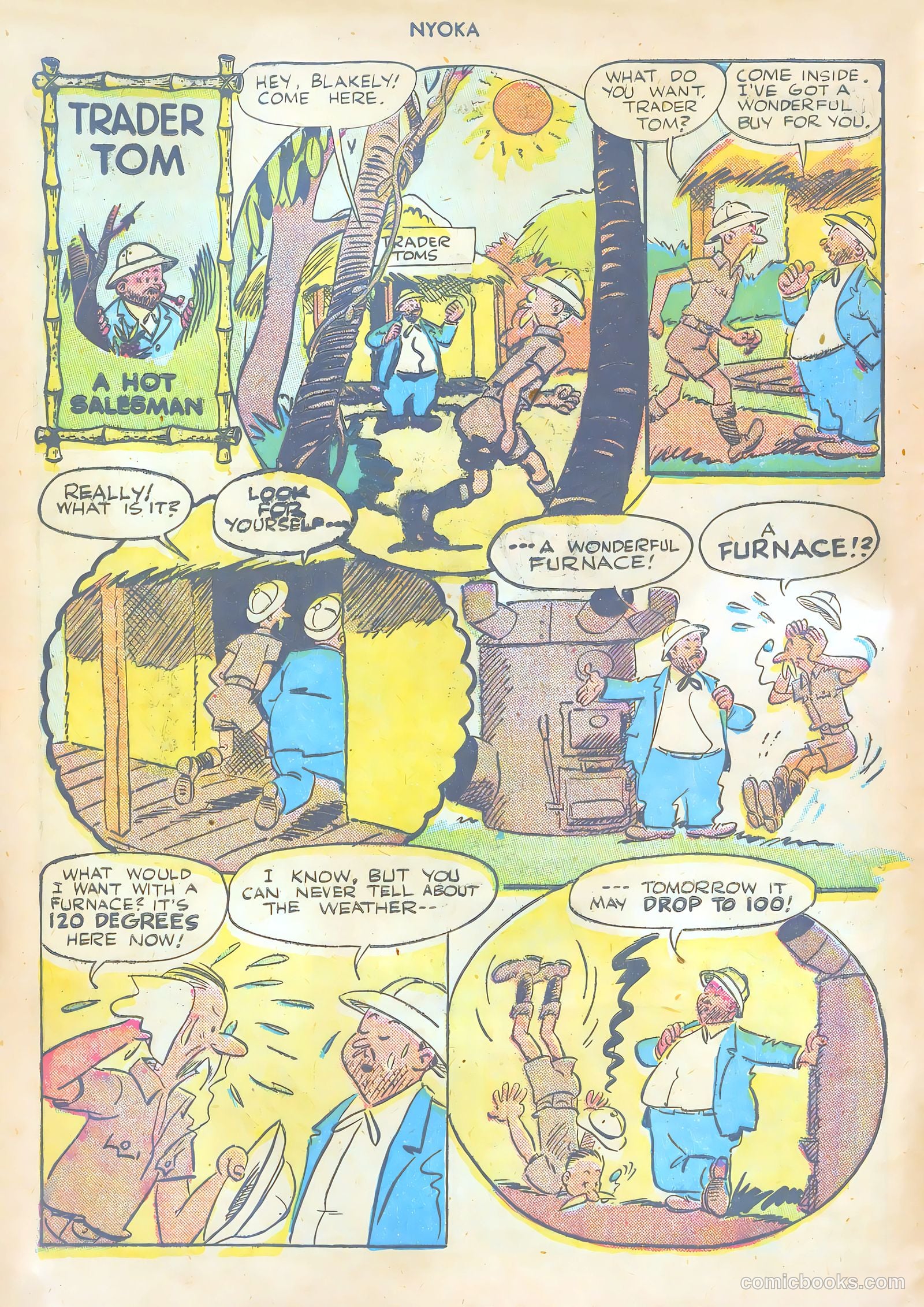 Nyoka the Jungle Girl #6 (1947) — page 12 of 52