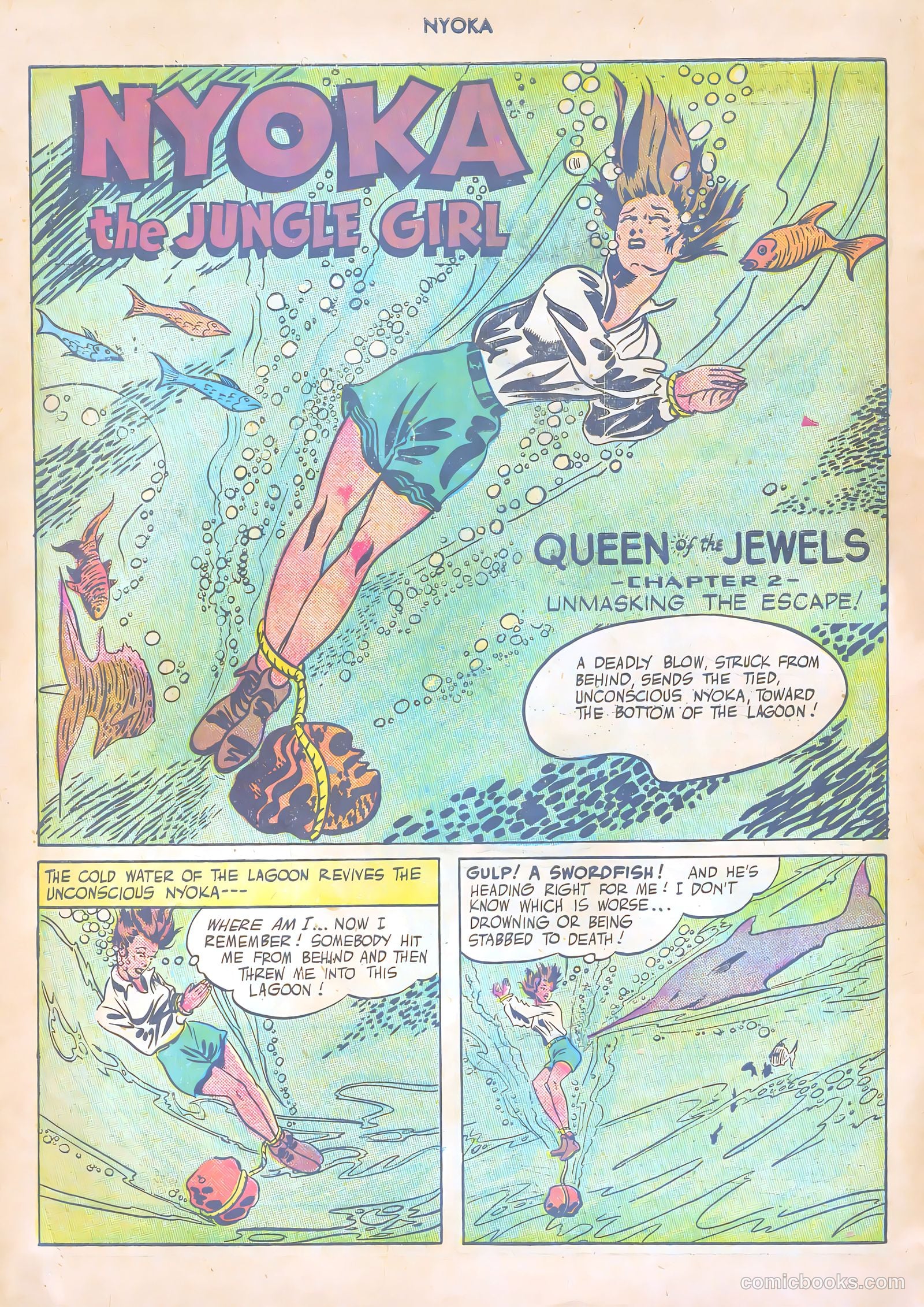 Nyoka the Jungle Girl #6 (1947) — page 14 of 52