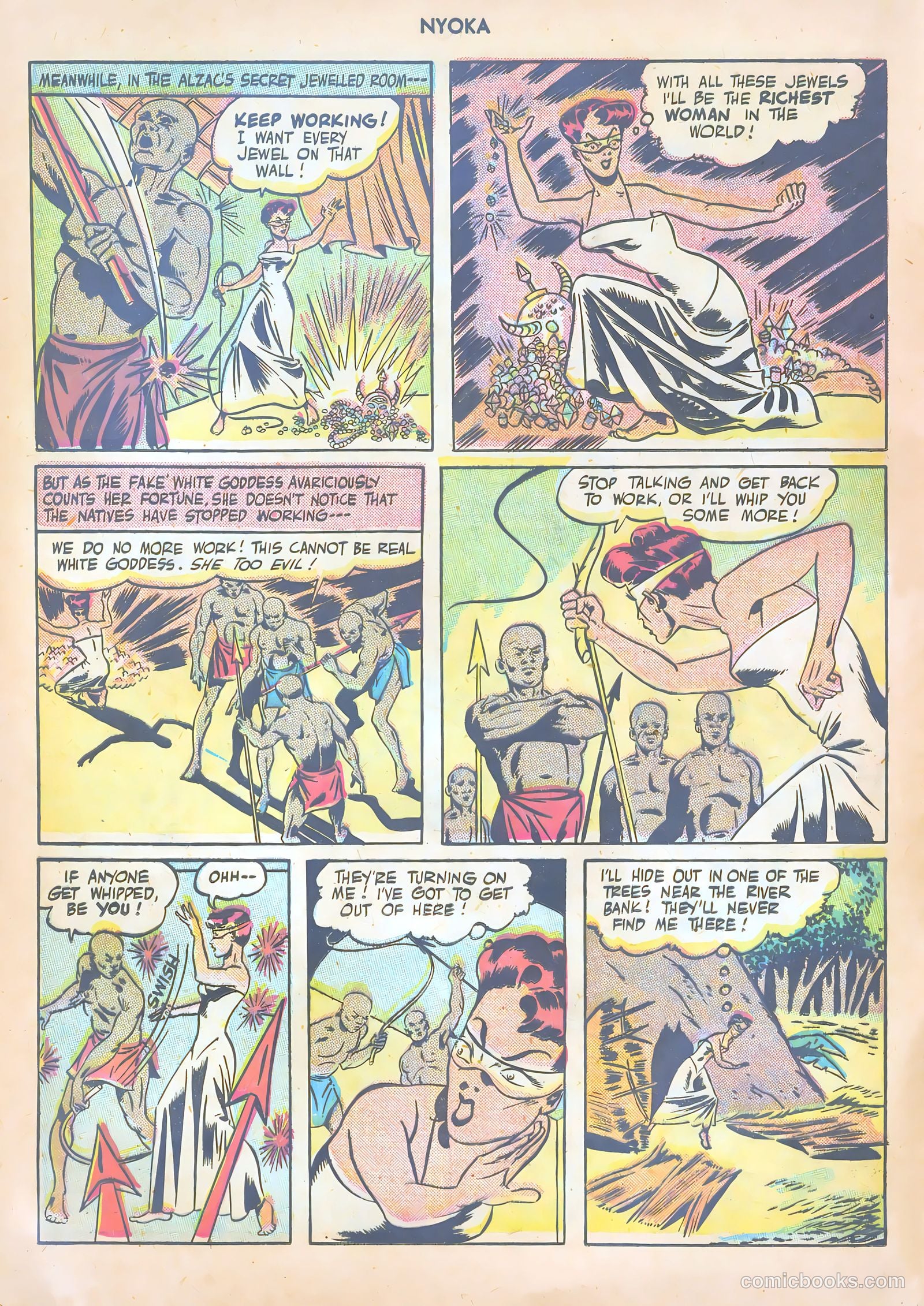 Nyoka the Jungle Girl #6 (1947) — page 16 of 52
