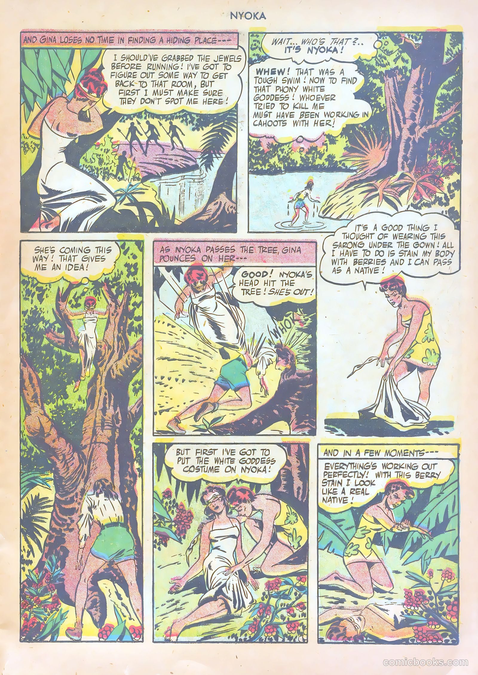 Nyoka the Jungle Girl #6 (1947) — page 17 of 52